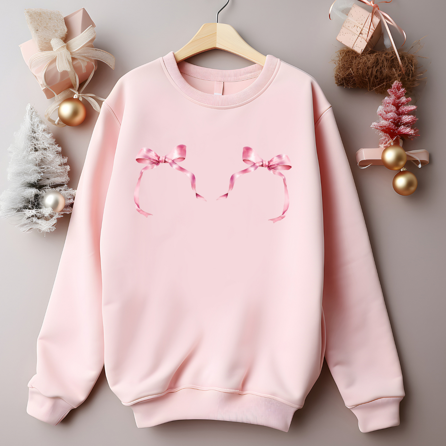 Pink Bow Sweatshirt