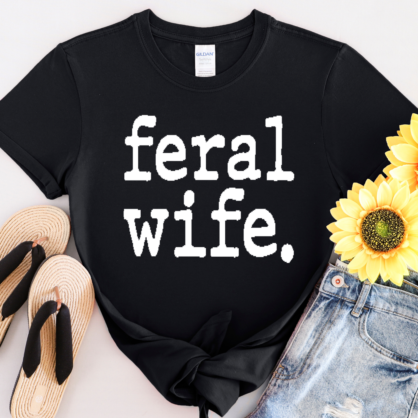 Feral Wife Custom t-shirt