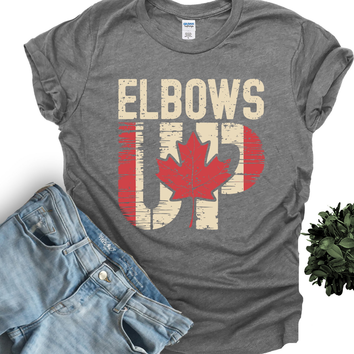 Elbows Up Custom T-Shirt