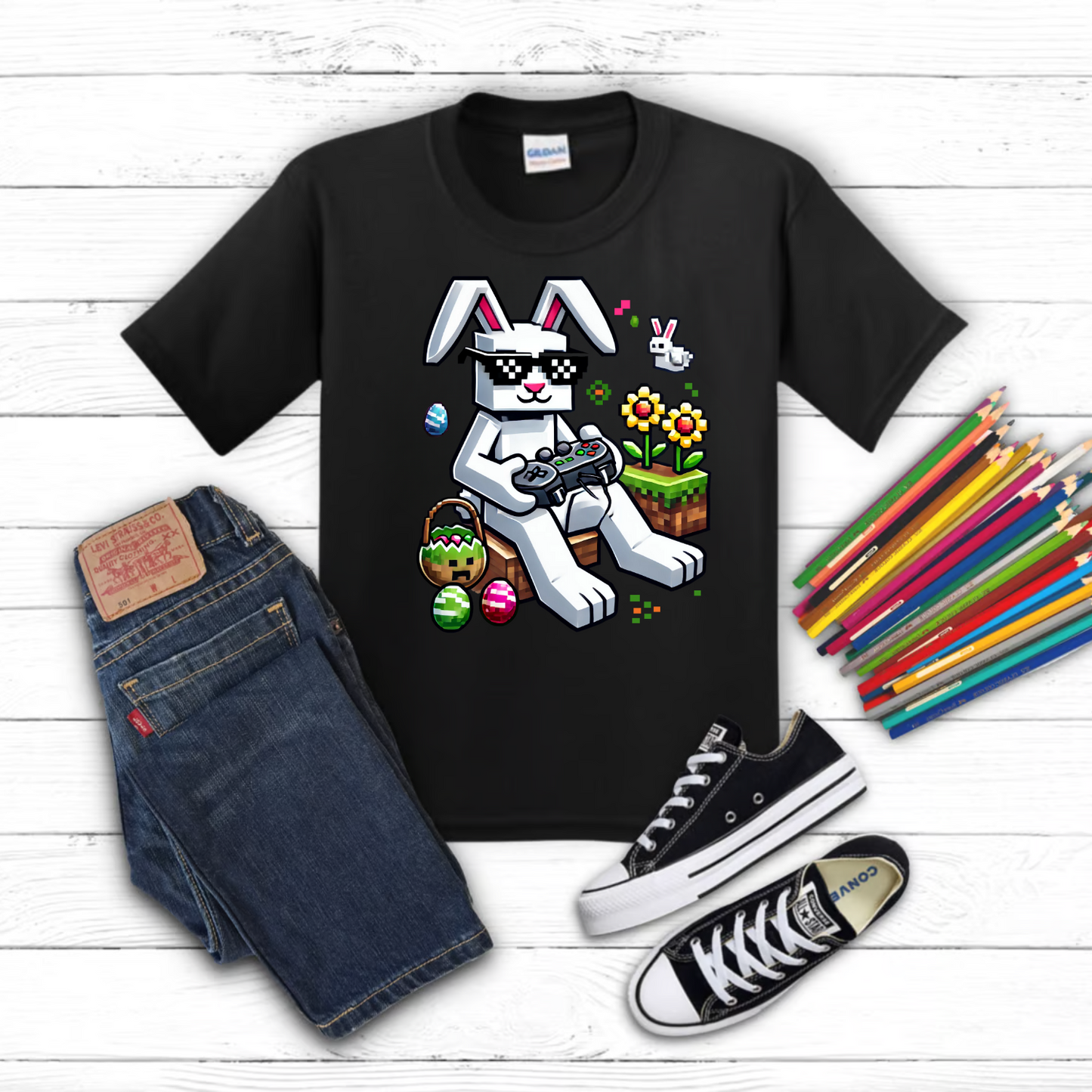 Gamer Bunny Custom Shirt