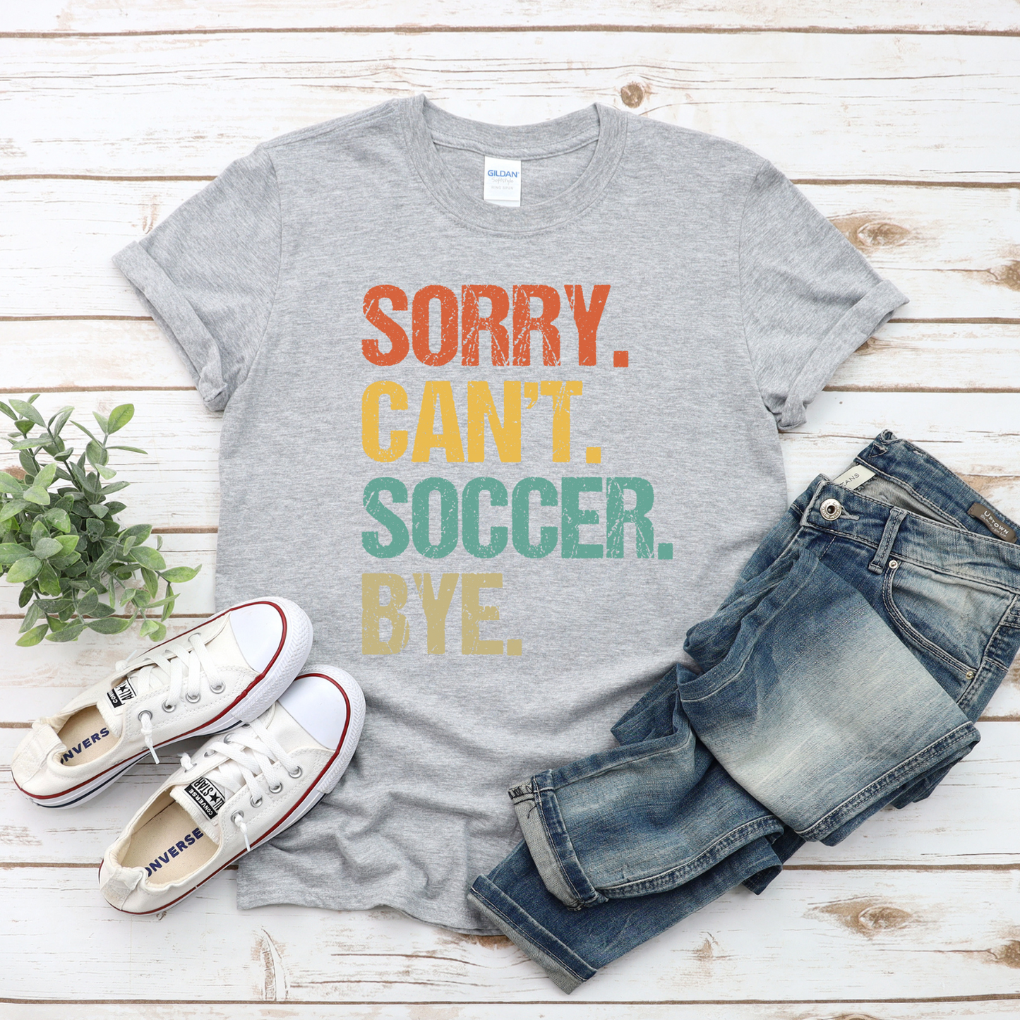 Sorry Can't Soccer Bye T-Shirt kids - adults