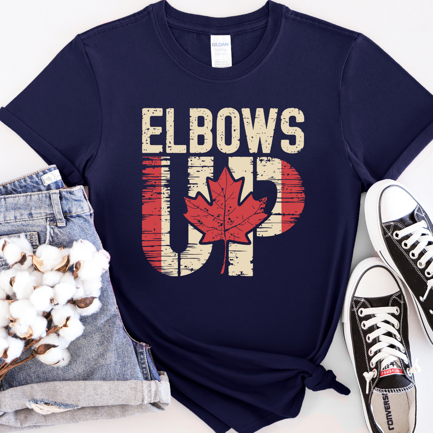 Elbows Up Custom T-Shirt