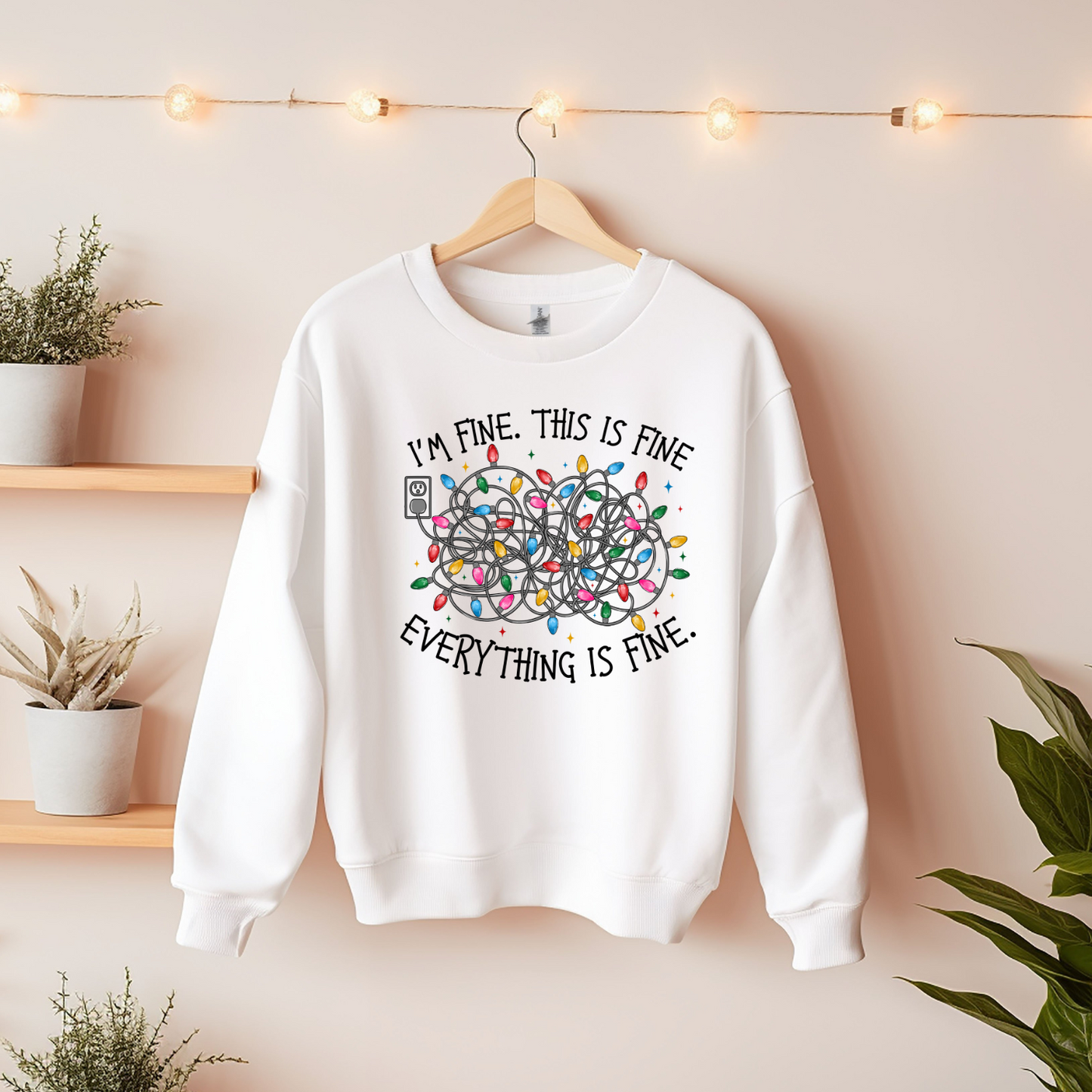 I'm Fine Funny Holiday Sweater