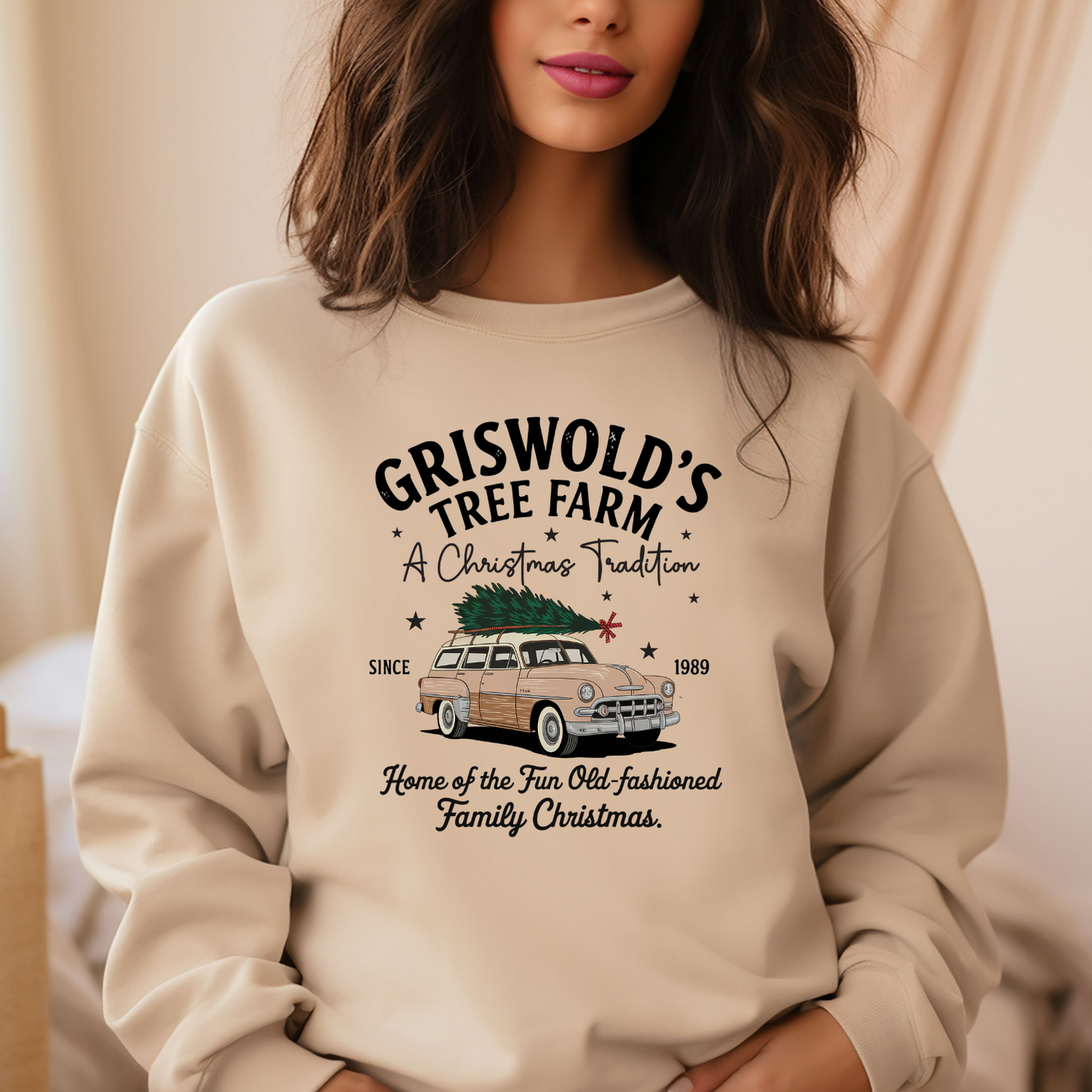 Retro Griswold Tree Farm Sweatshirt