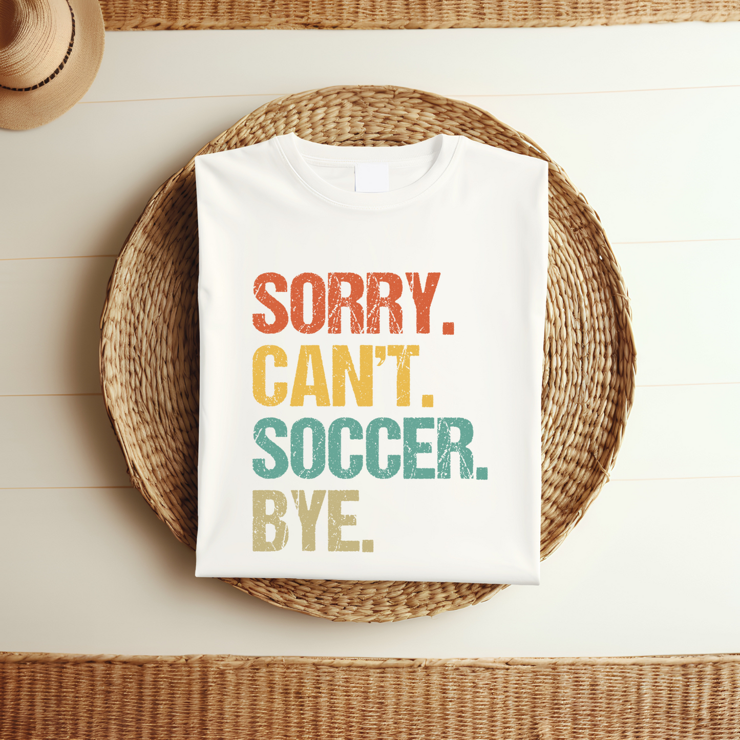 Sorry Can't Soccer Bye T-Shirt kids - adults