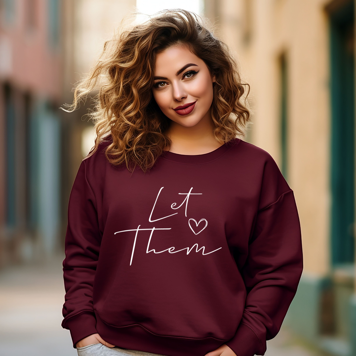 Let Them Crewneck Sweatshirt