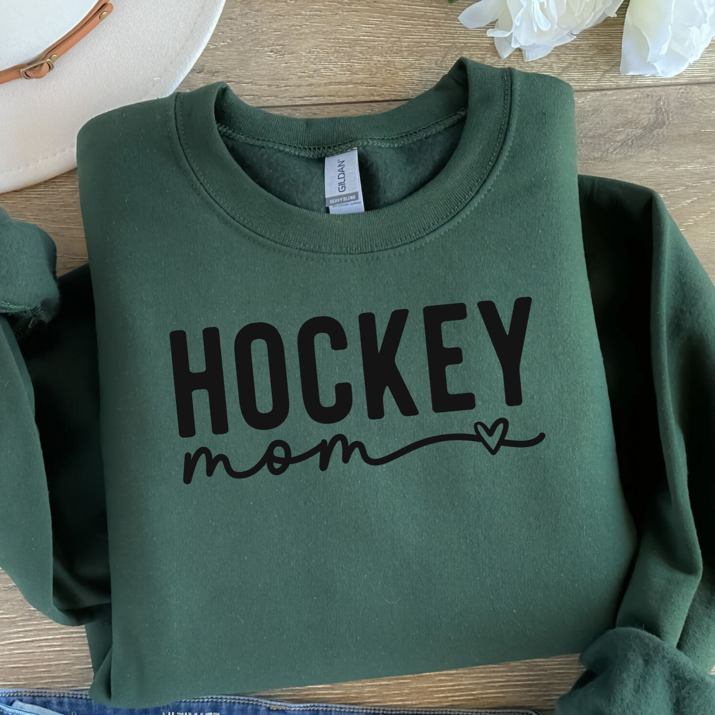 Hockey Mom Crewneck Sweatshirt