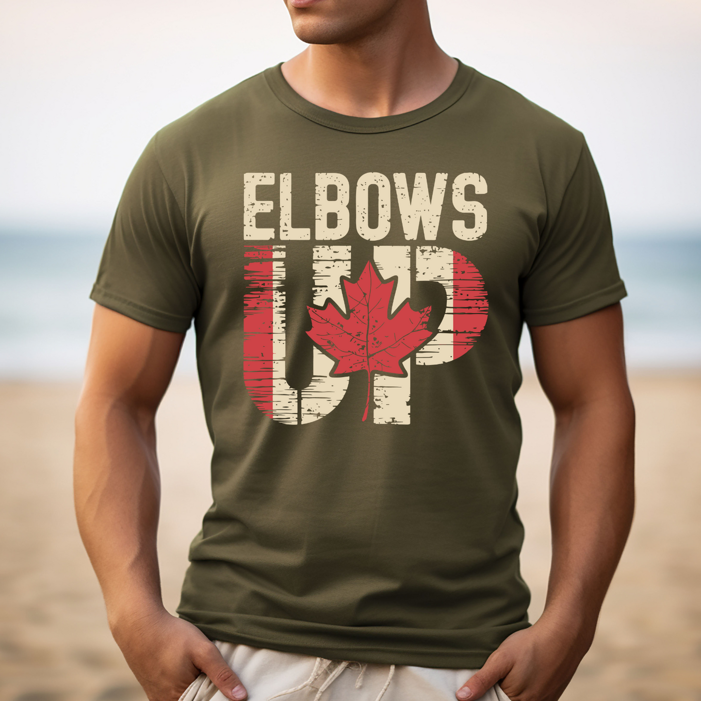 Elbows Up Custom T-Shirt