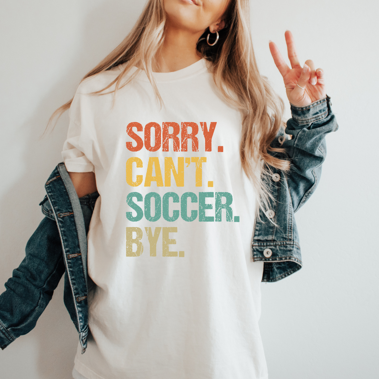 Sorry Can't Soccer Bye T-Shirt kids - adults