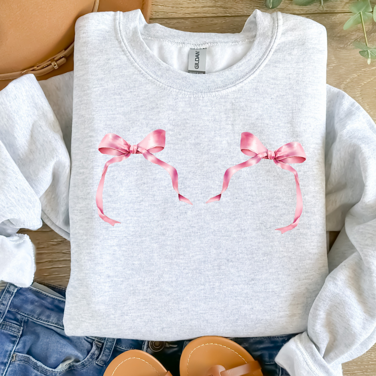 Pink Bow Sweatshirt