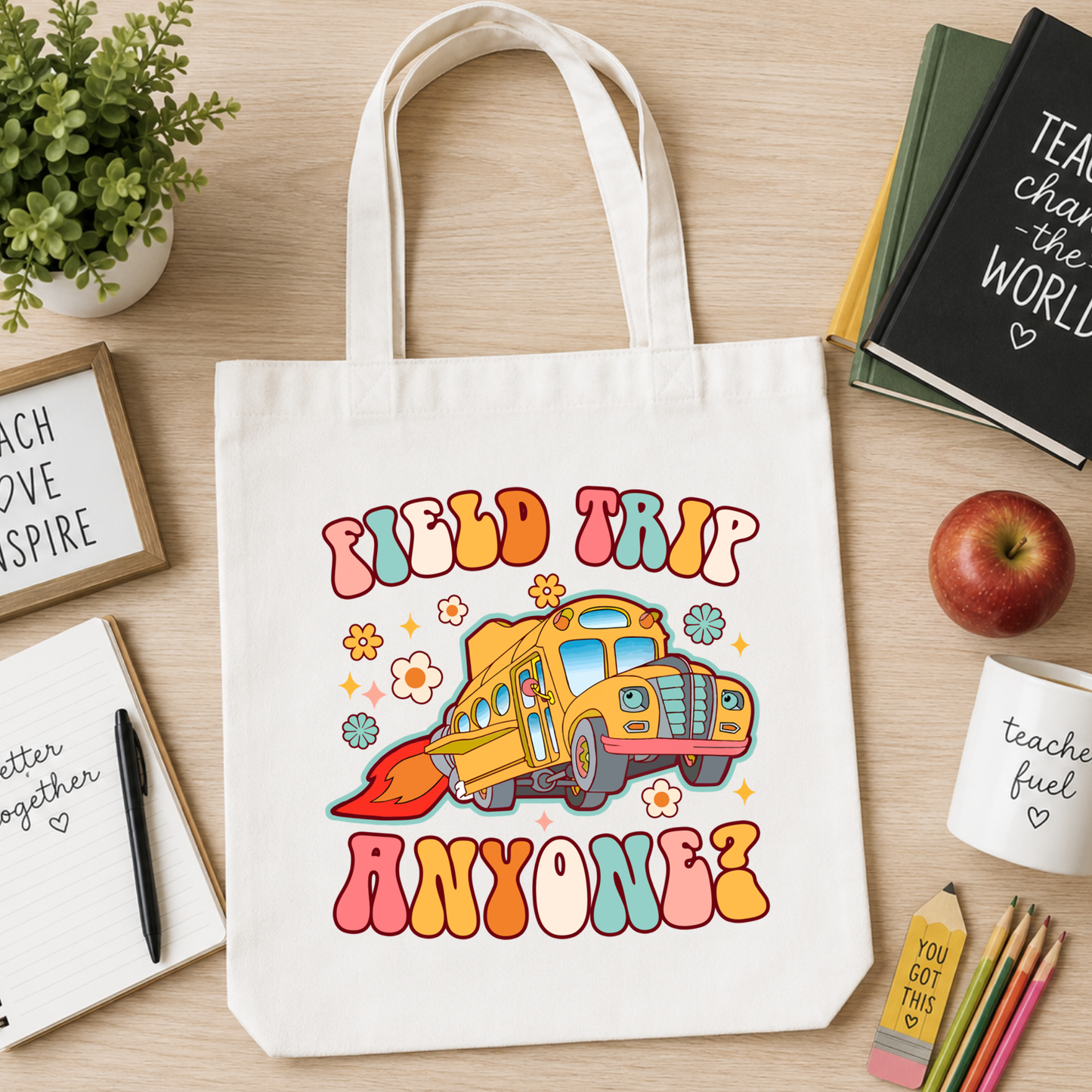 Teacher Tote Bags – Stylish, Practical & Perfect for Everyday Teacher Life | Year end gift