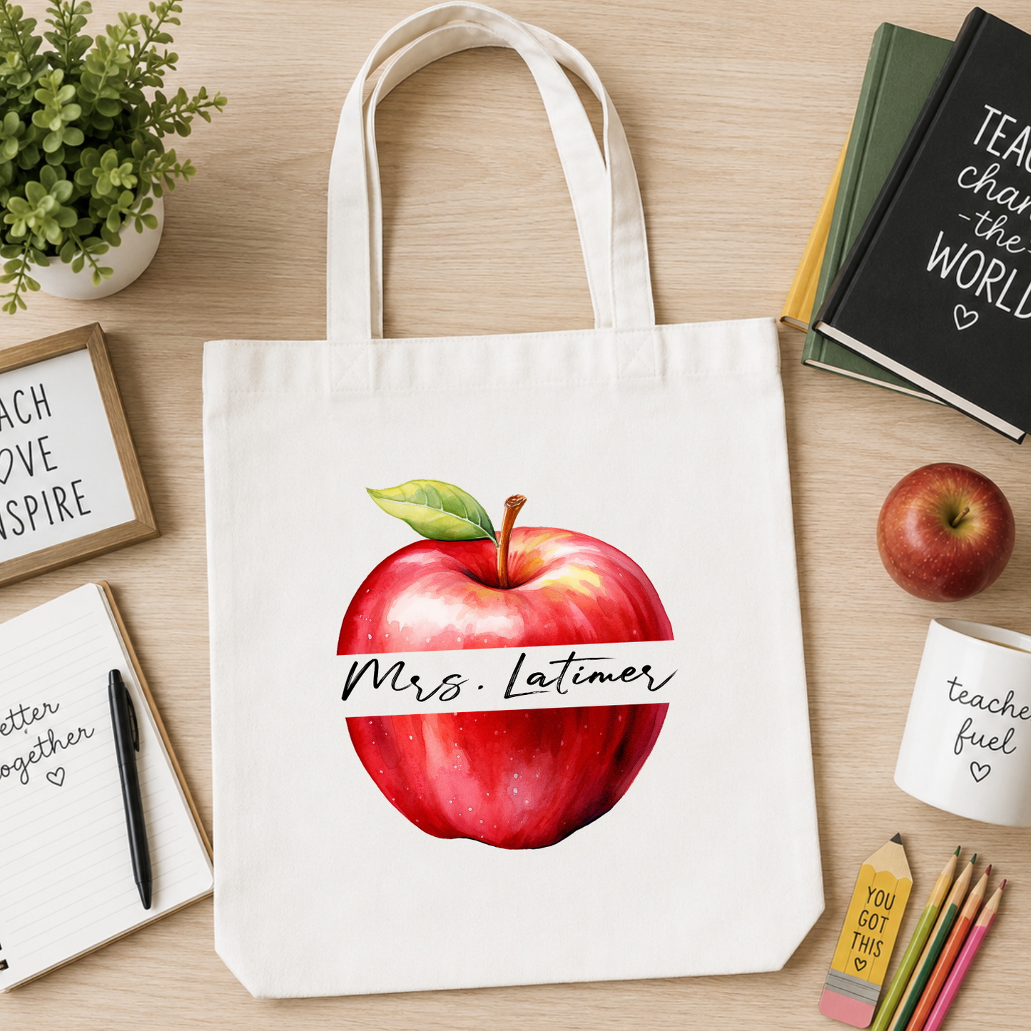 Teacher Tote Bags – Stylish, Practical & Perfect for Everyday Teacher Life | Year end gift