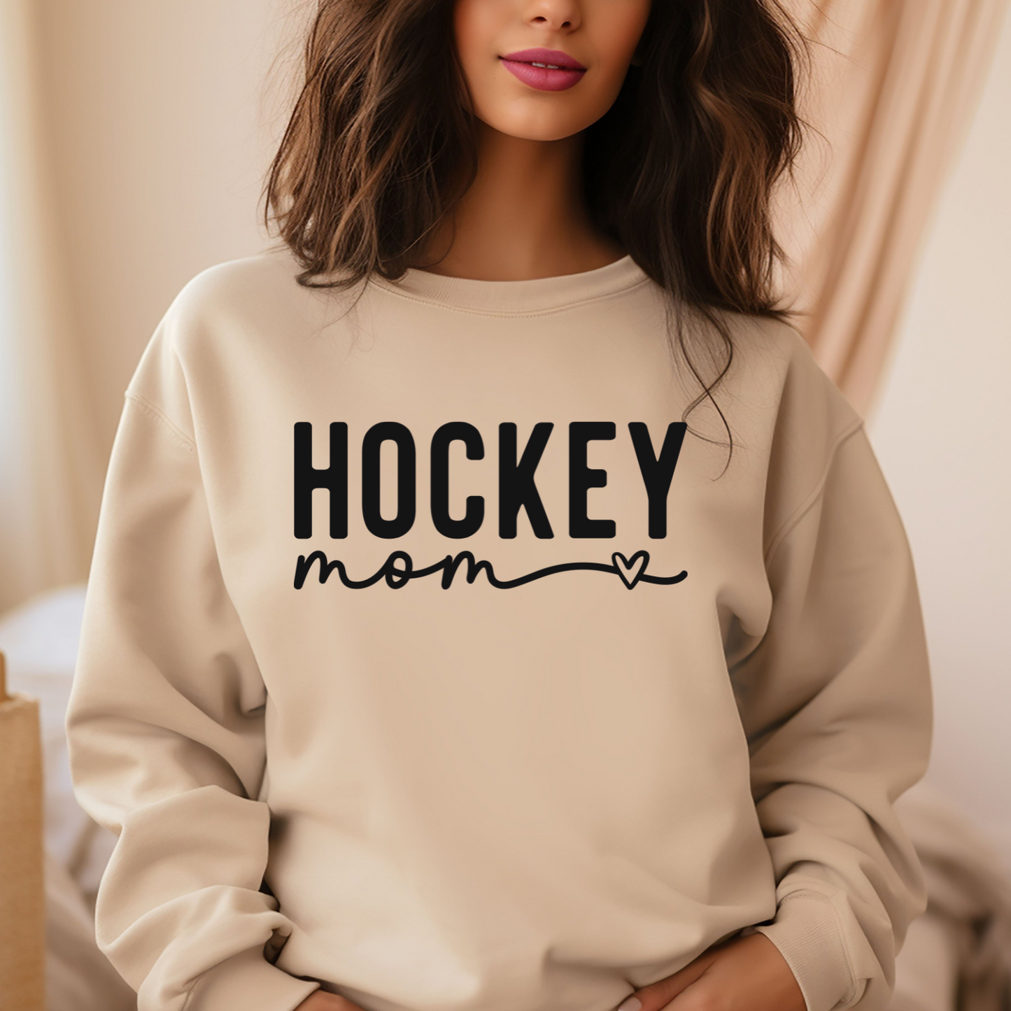 Hockey Mom Crewneck Sweatshirt