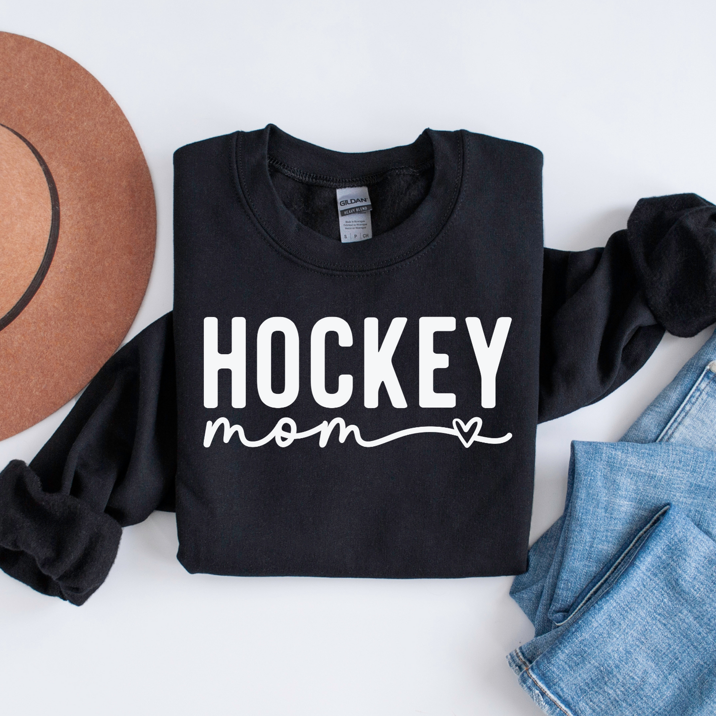 Hockey Mom Crewneck Sweatshirt