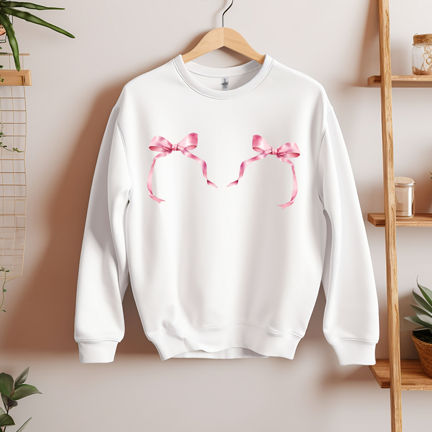 Pink Bow Sweatshirt