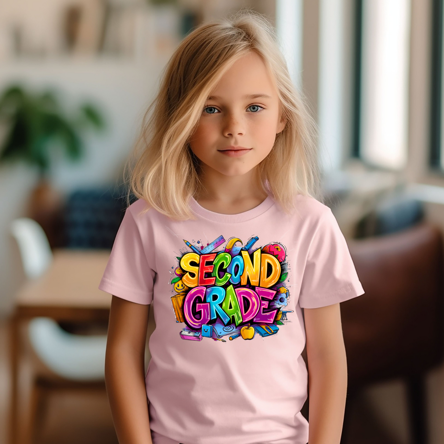 Kids Graffiti-Style Back to School Shirt – Custom Grade
