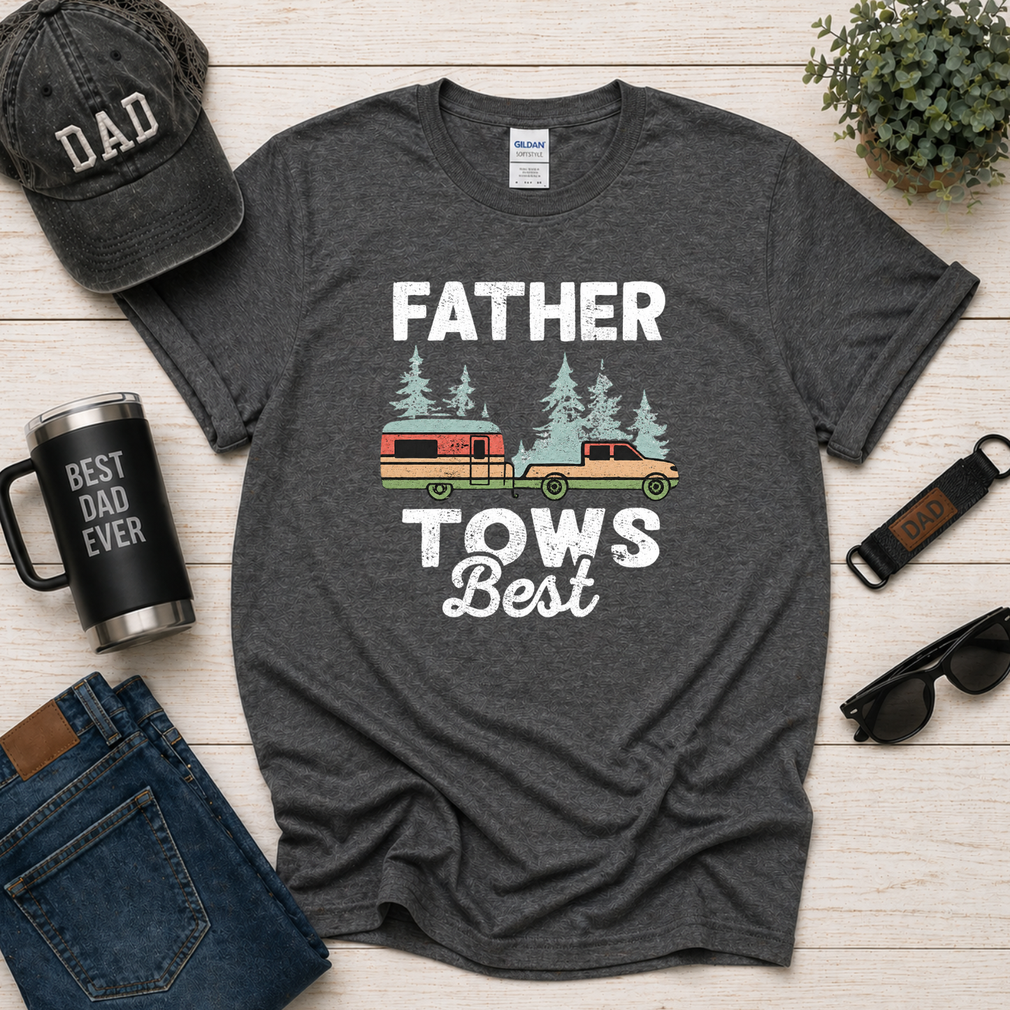 Father Tows Best T-Shirt | Fathers Day Shirt