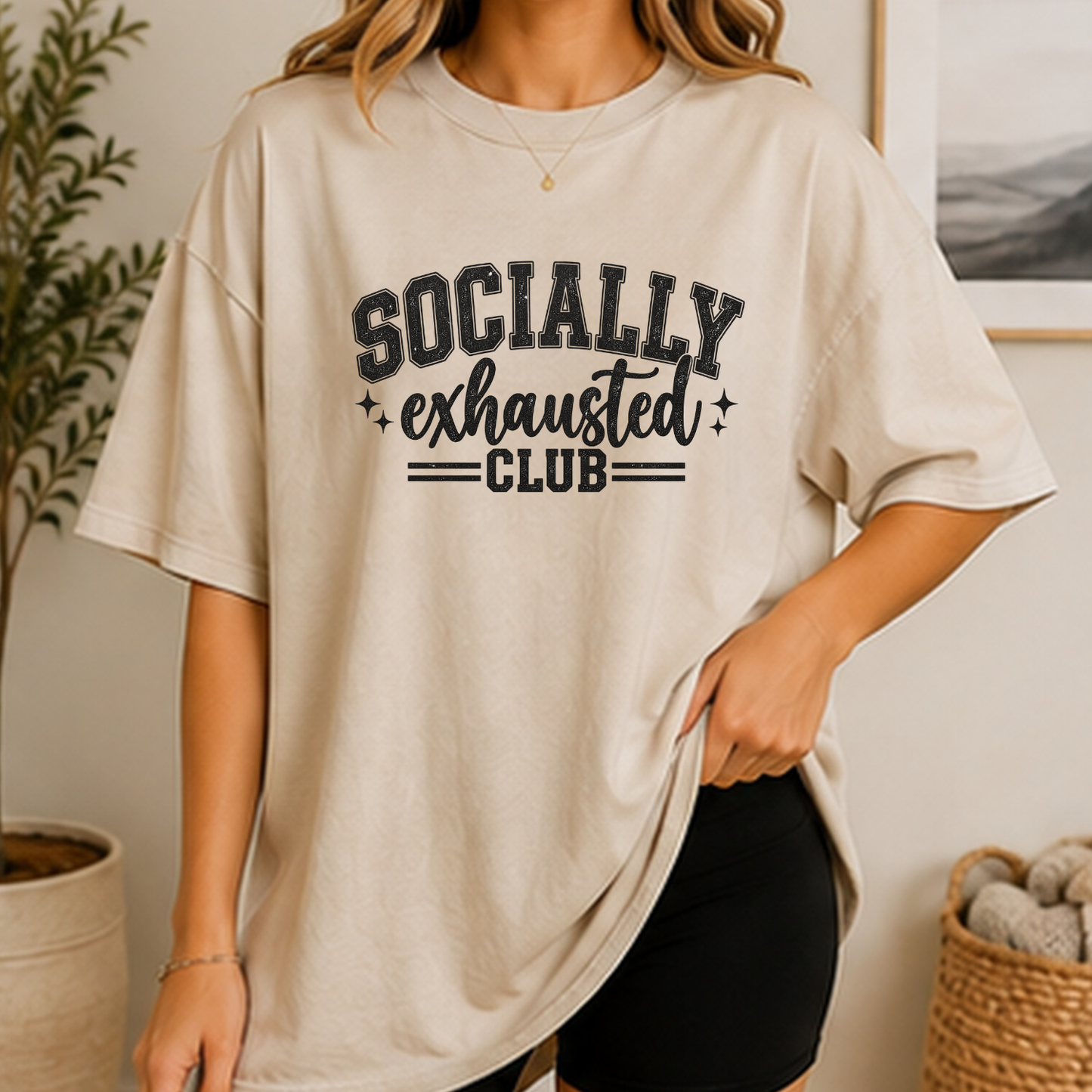 Socially Exhausted Social Club | Unisex T-Shirt
