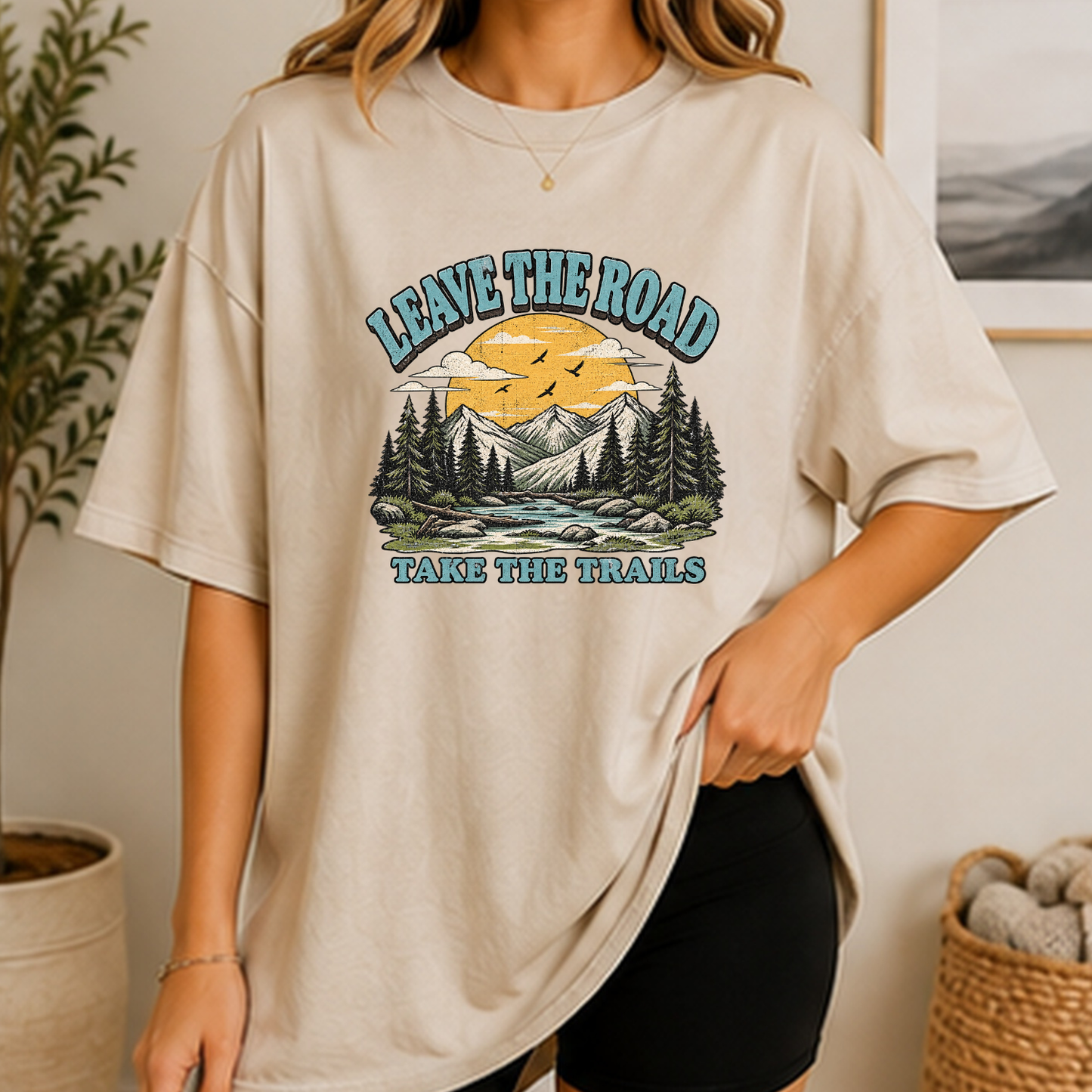 Leave the Road Take the Trails | Unisex Custom Shirt