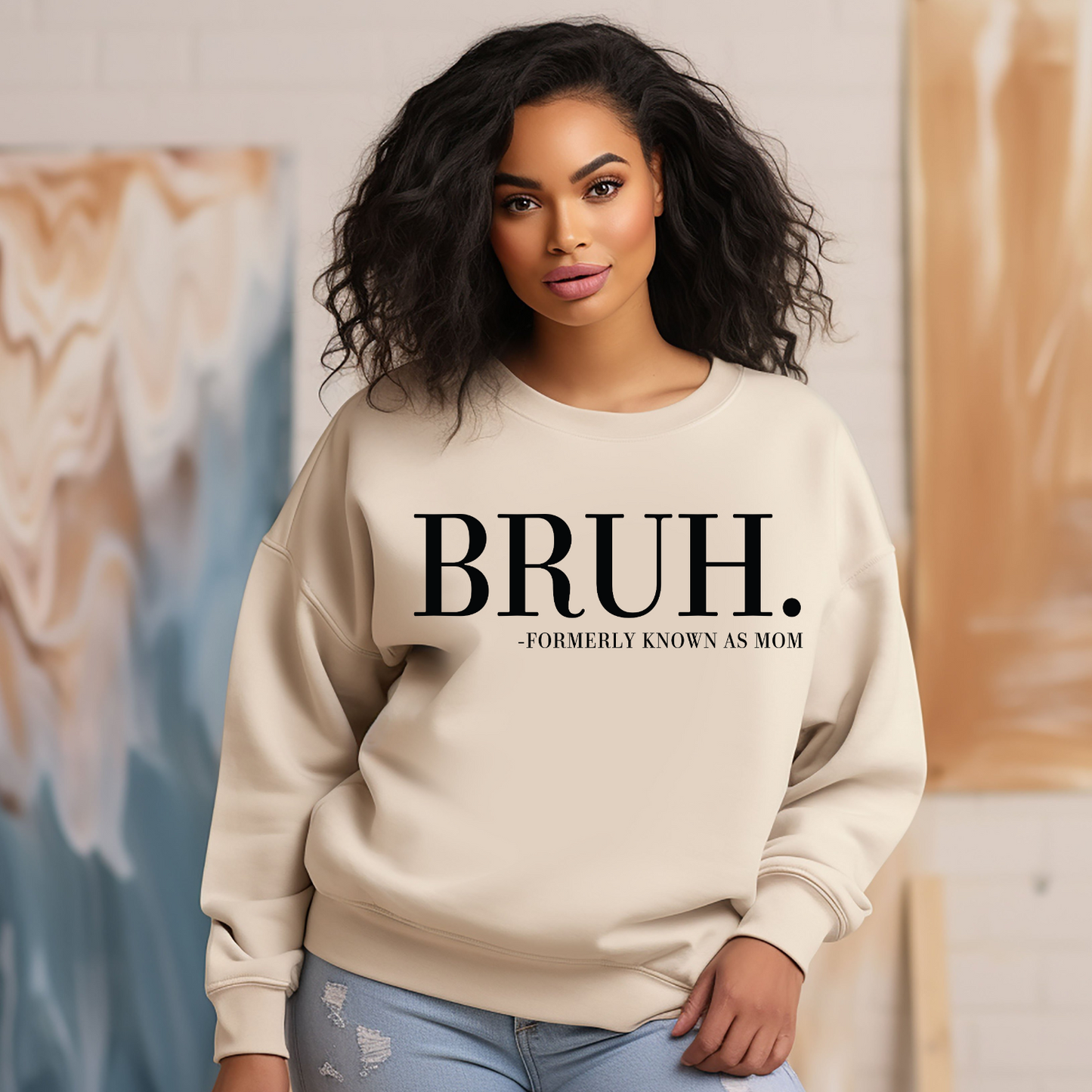 Bruh Formally Known as Mom Unisex Sweatshirt