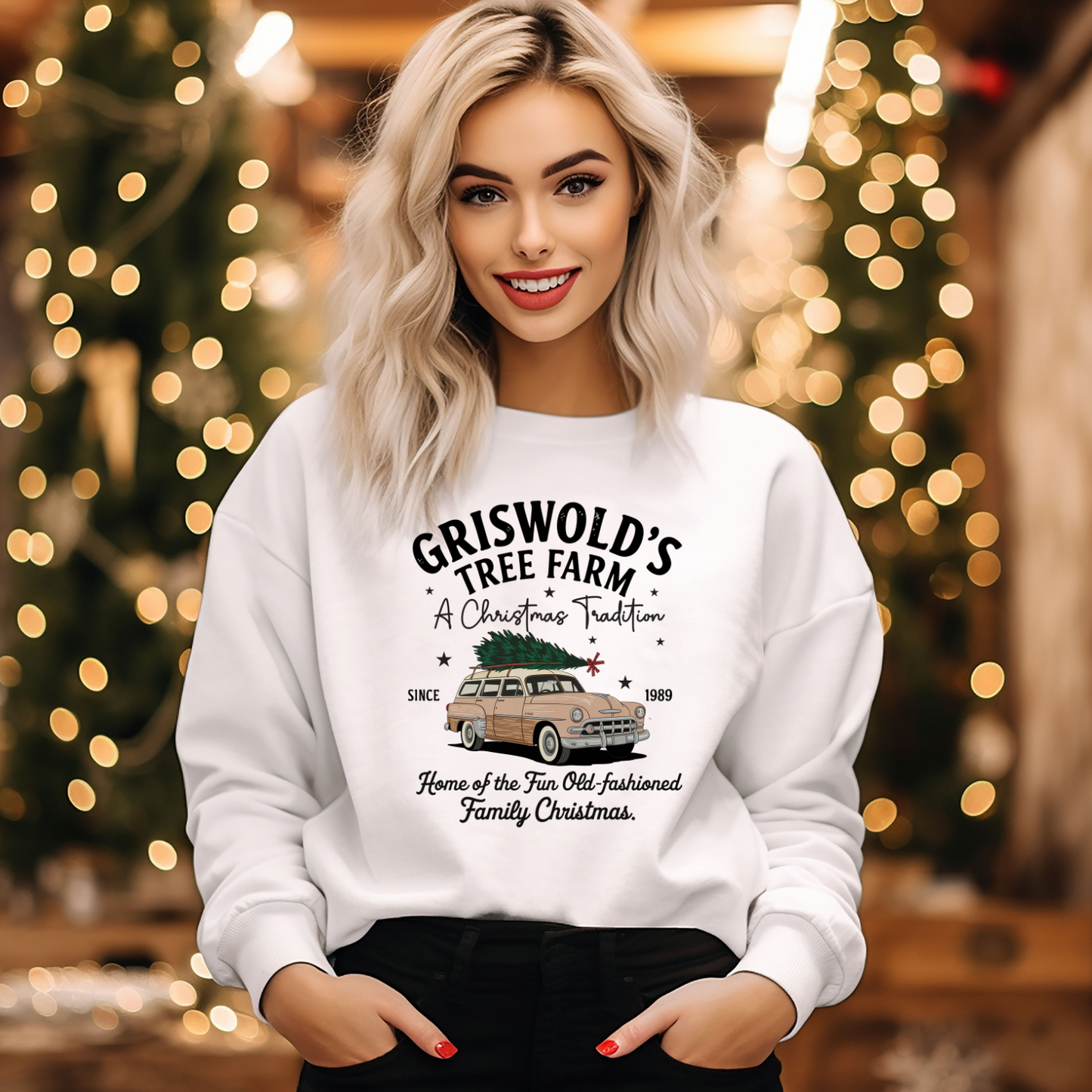 Retro Griswold Tree Farm Sweatshirt