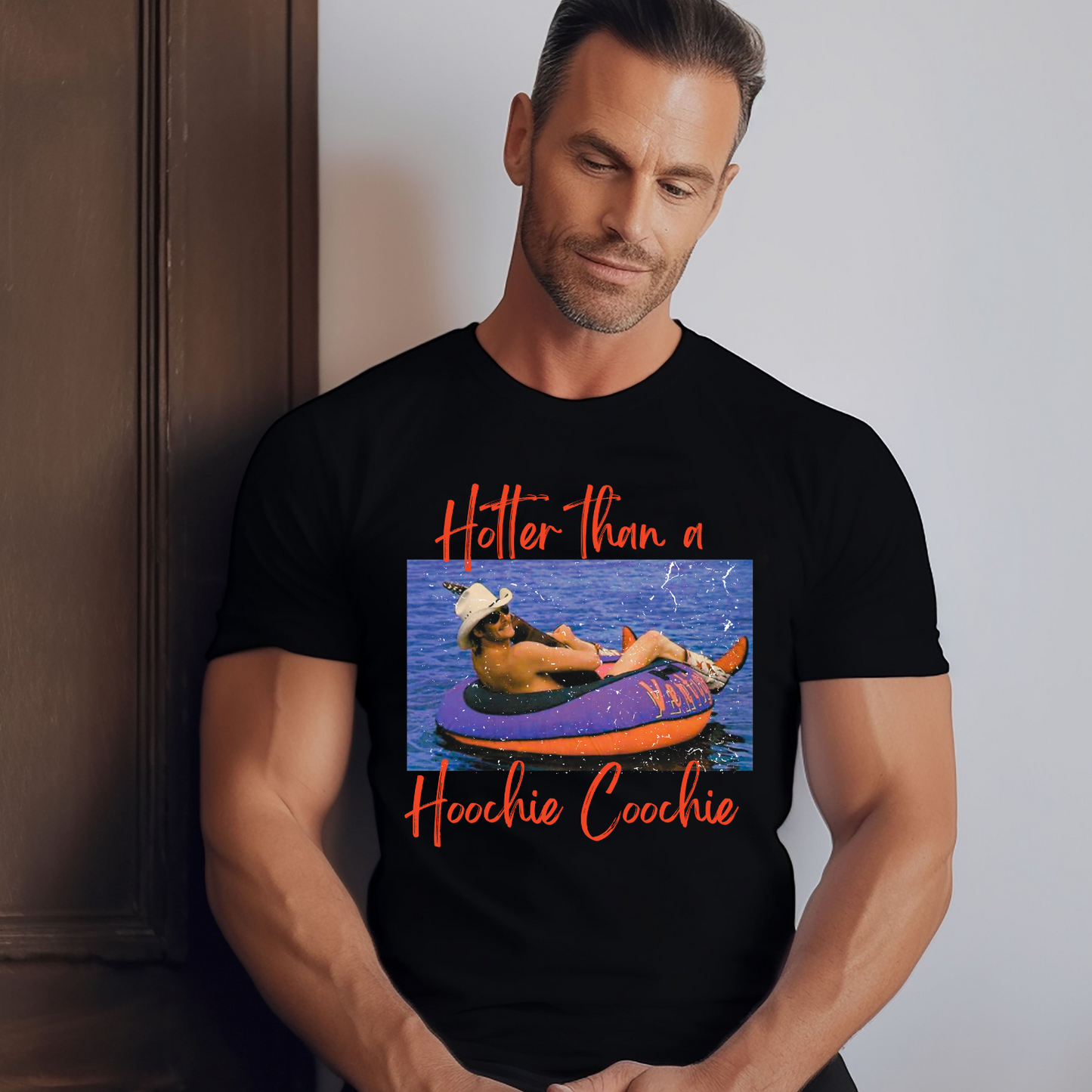 Hotter Than A Hoochy Coochie Unisex T-shirt - gift - country music fan