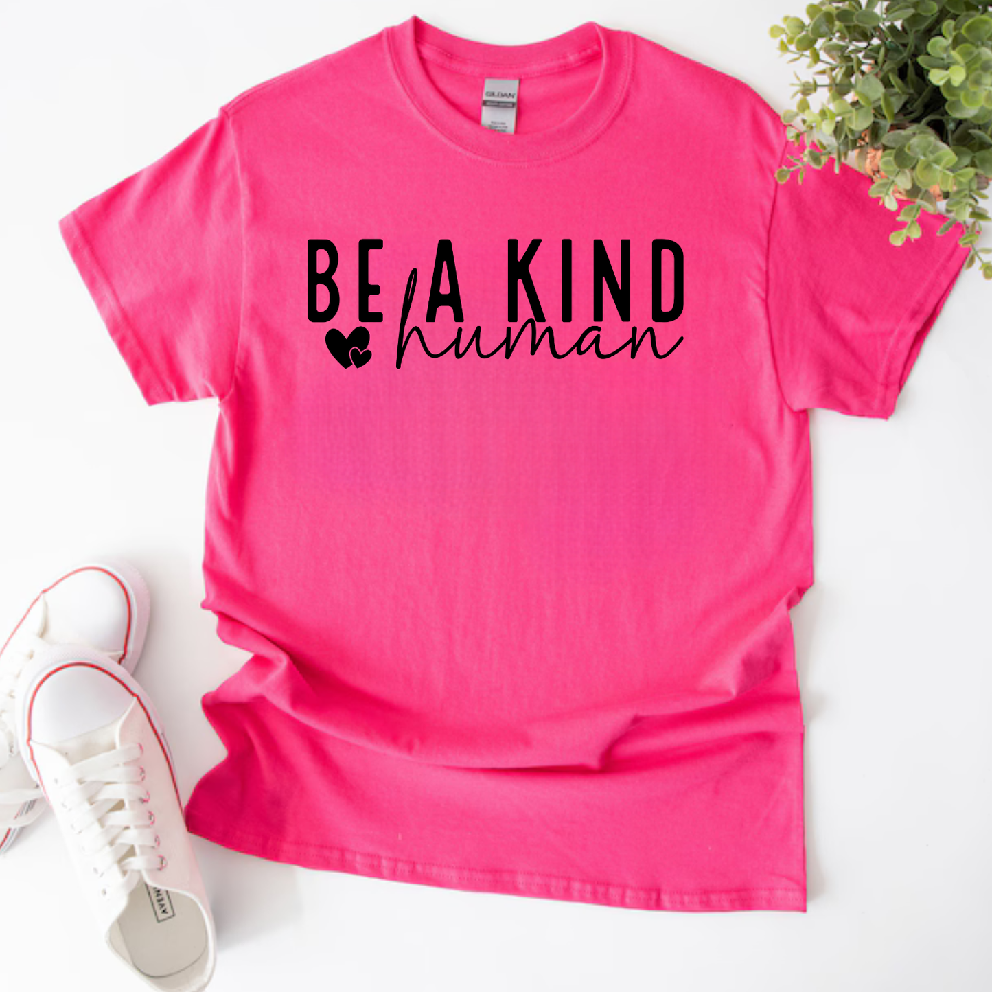 Be a Kind Human – Pink Shirt Day T-Shirt & Sweatshirt