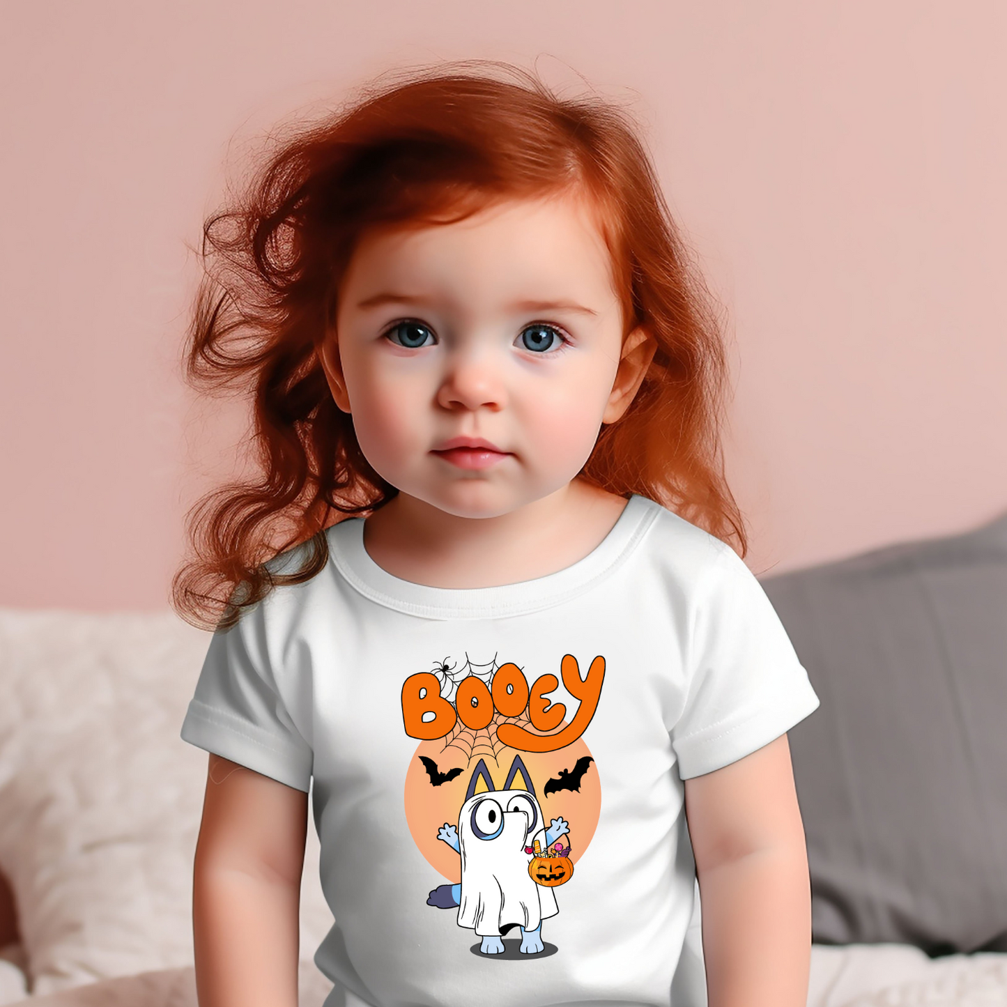 BOOey custom kids t-shirt - Halloween Shirt - Cute Halloween Shirt