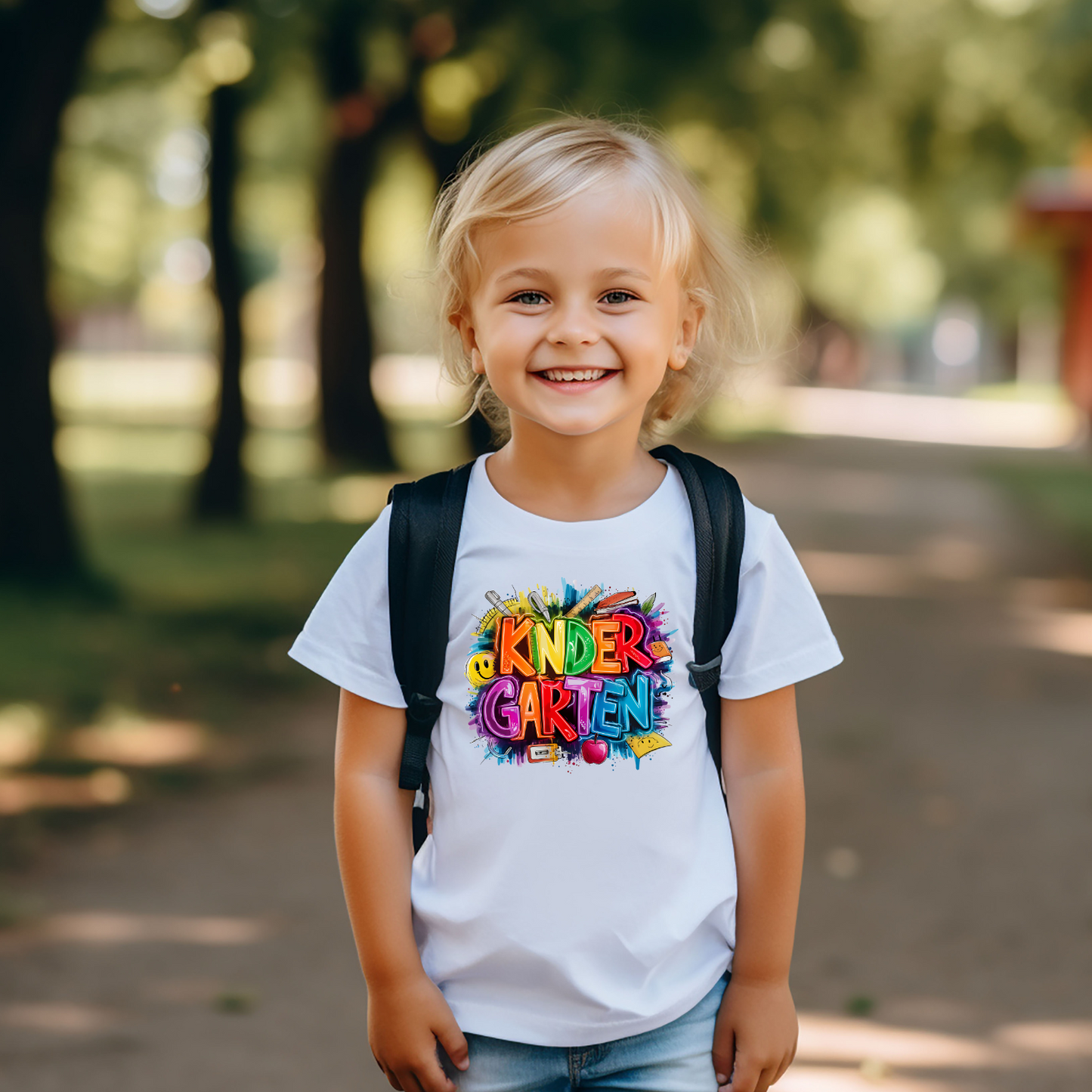 Kids Graffiti-Style Back to School Shirt – Custom Grade