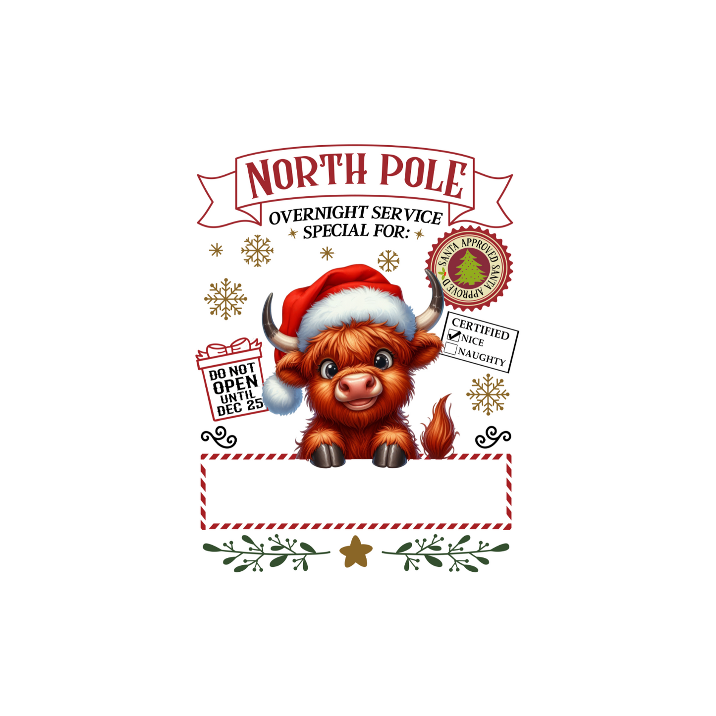 North Pole Personalized Santa Sacks