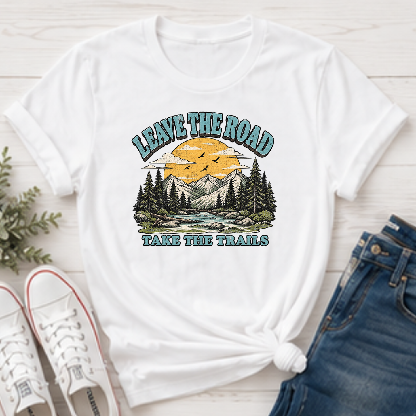 Leave the Road Take the Trails | Unisex Custom Shirt