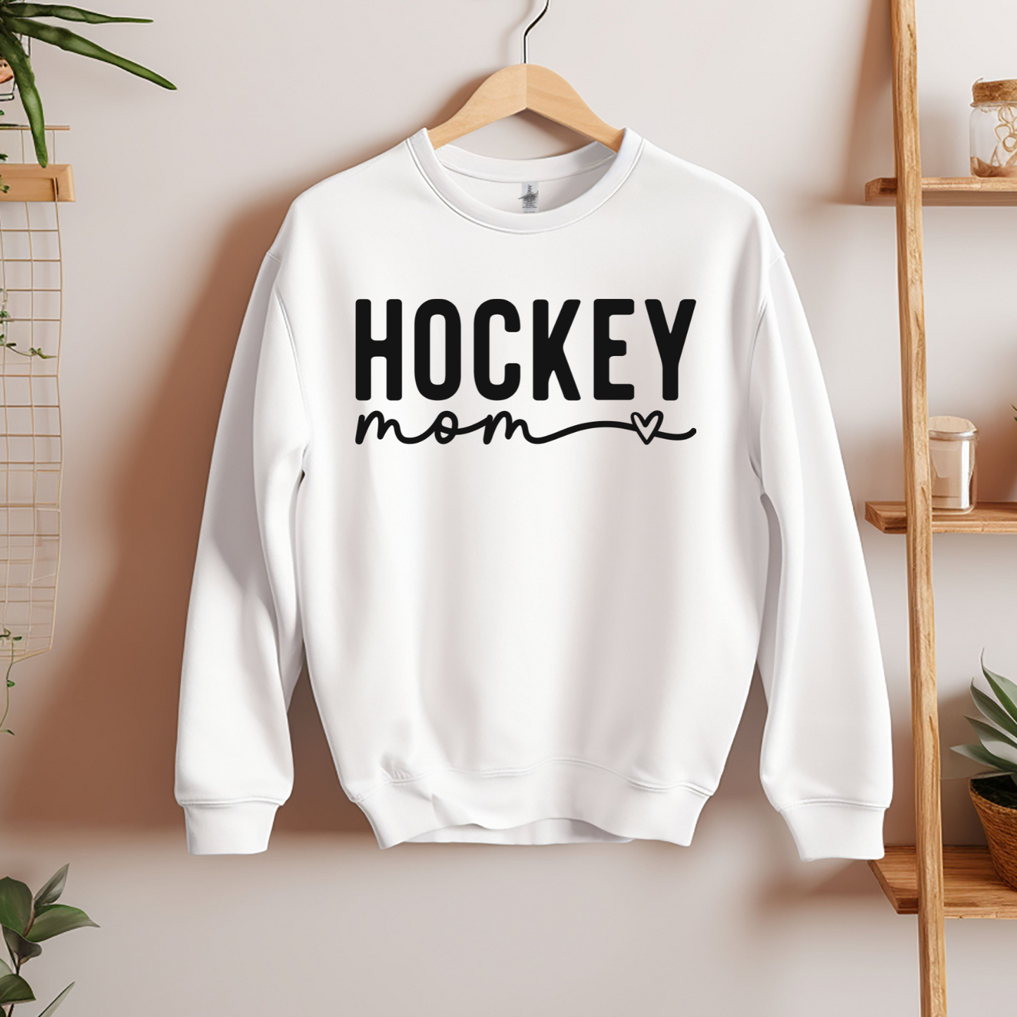 Hockey Mom Crewneck Sweatshirt