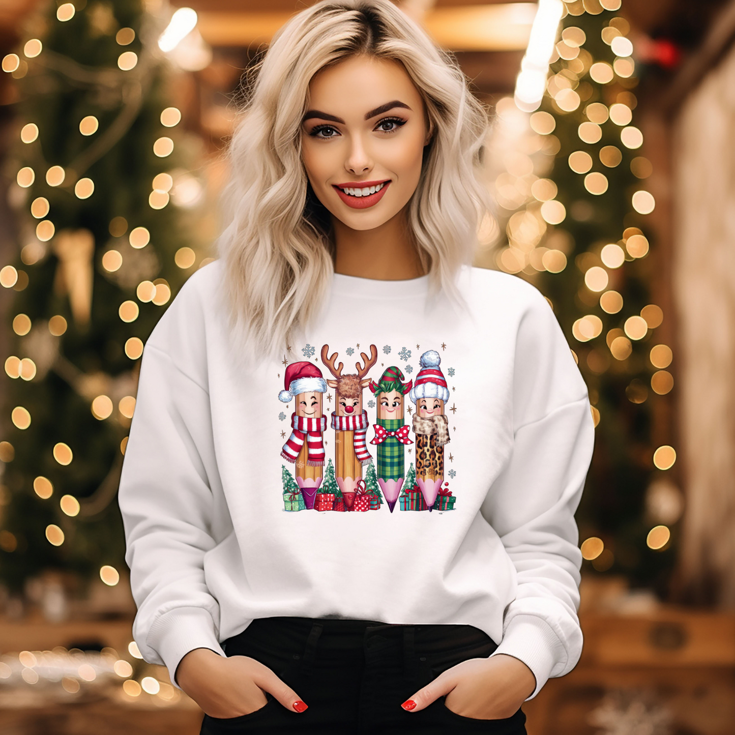 Cute Teacher Christmas Sweater