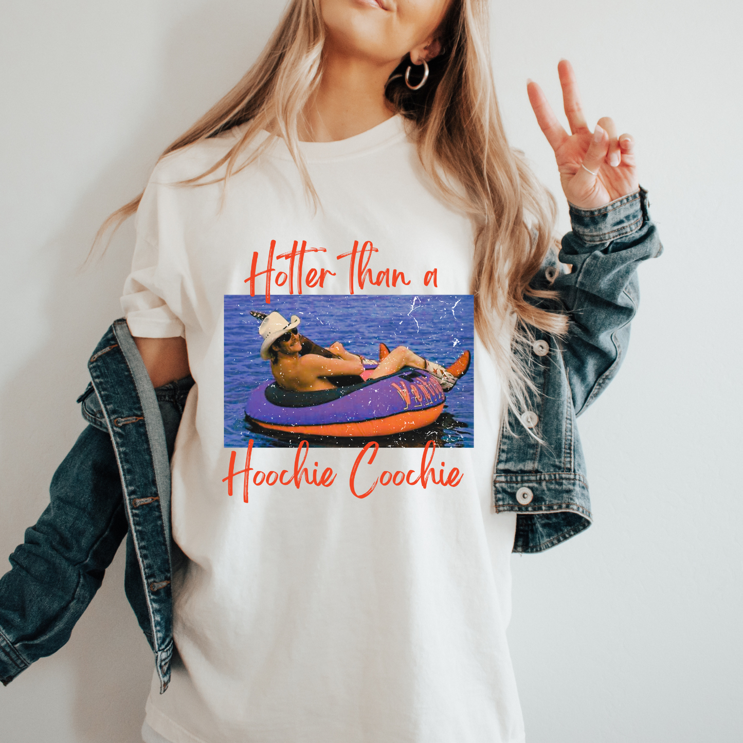 Hotter Than A Hoochy Coochie Unisex T-shirt - gift - country music fan