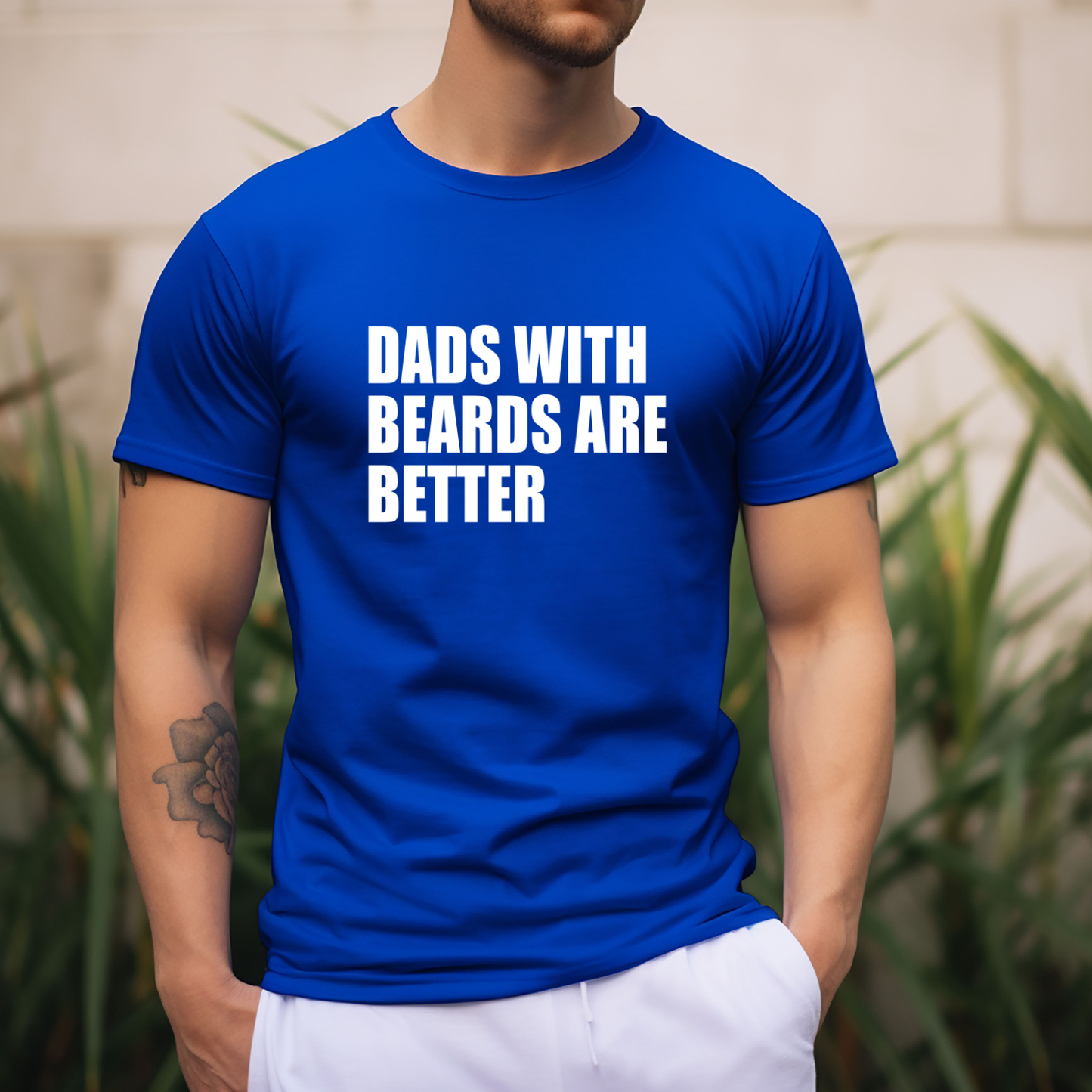Dads with Beards are better Custom Tshirt | Fathers Day Shirt