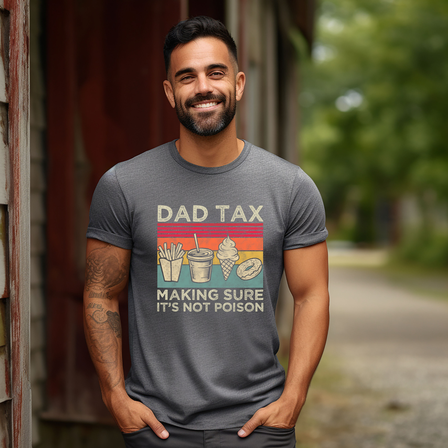 Dad Tax Custom T-Shirt | Fathers Day | Gift for Dad