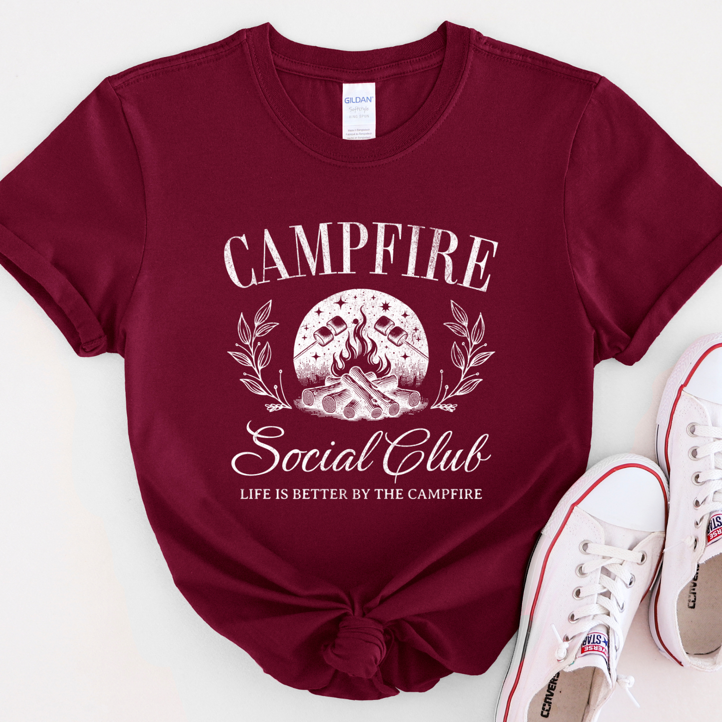 Campfire Social Club T-Shirt | Sweatshirt | Unisex | Camping
