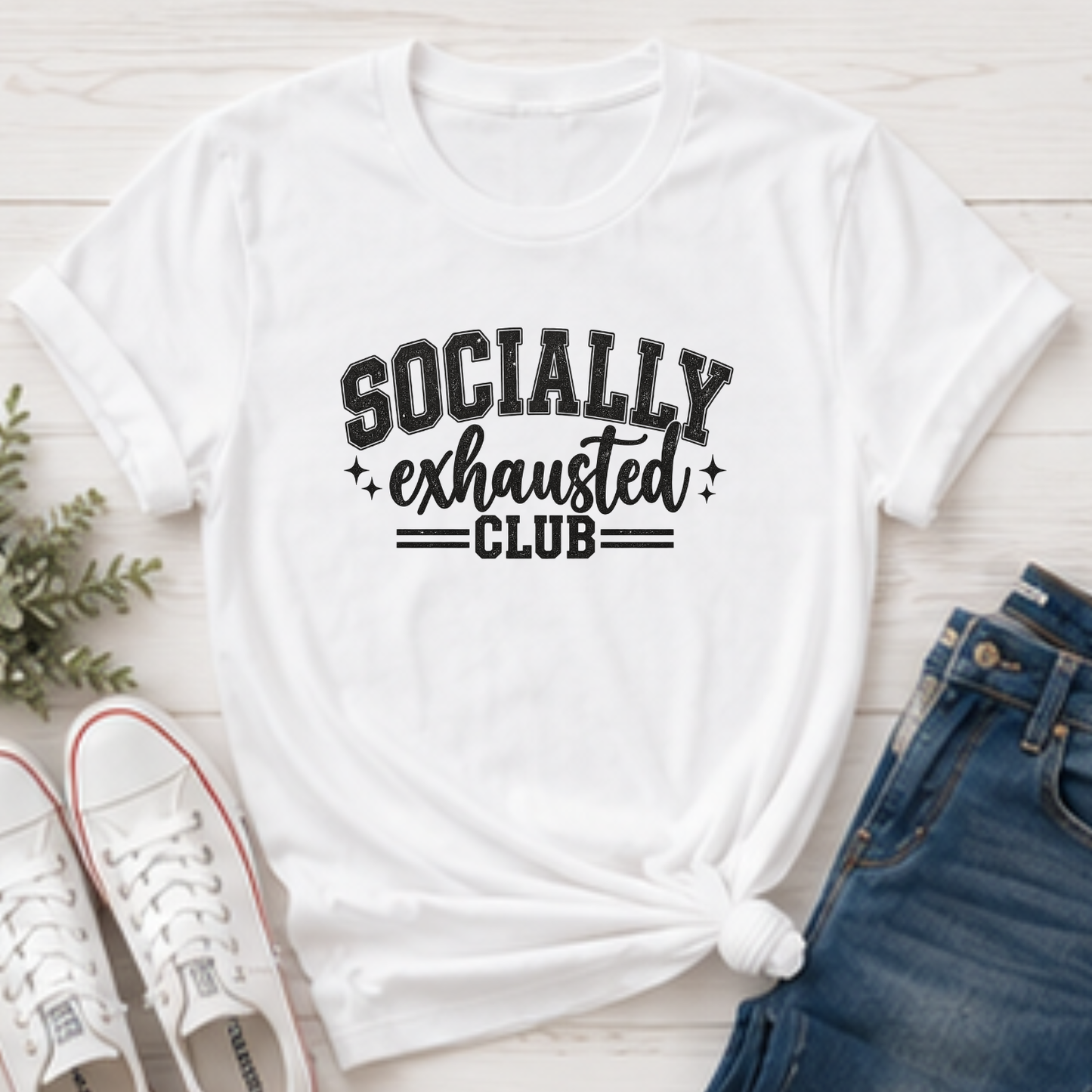 Socially Exhausted Social Club | Unisex T-Shirt