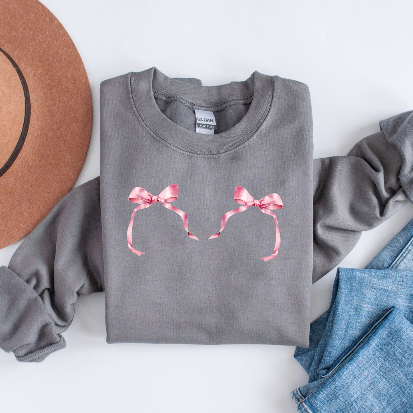 Pink Bow Sweatshirt