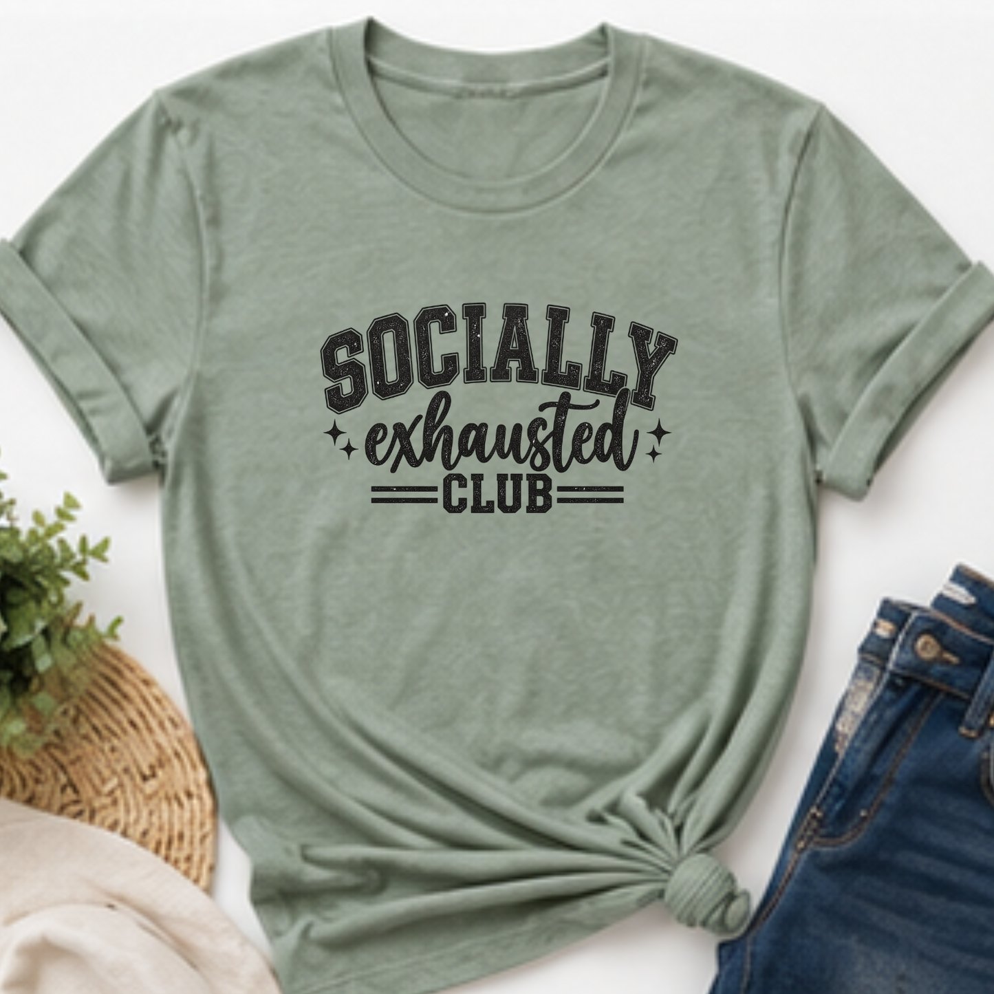 Socially Exhausted Social Club | Unisex T-Shirt