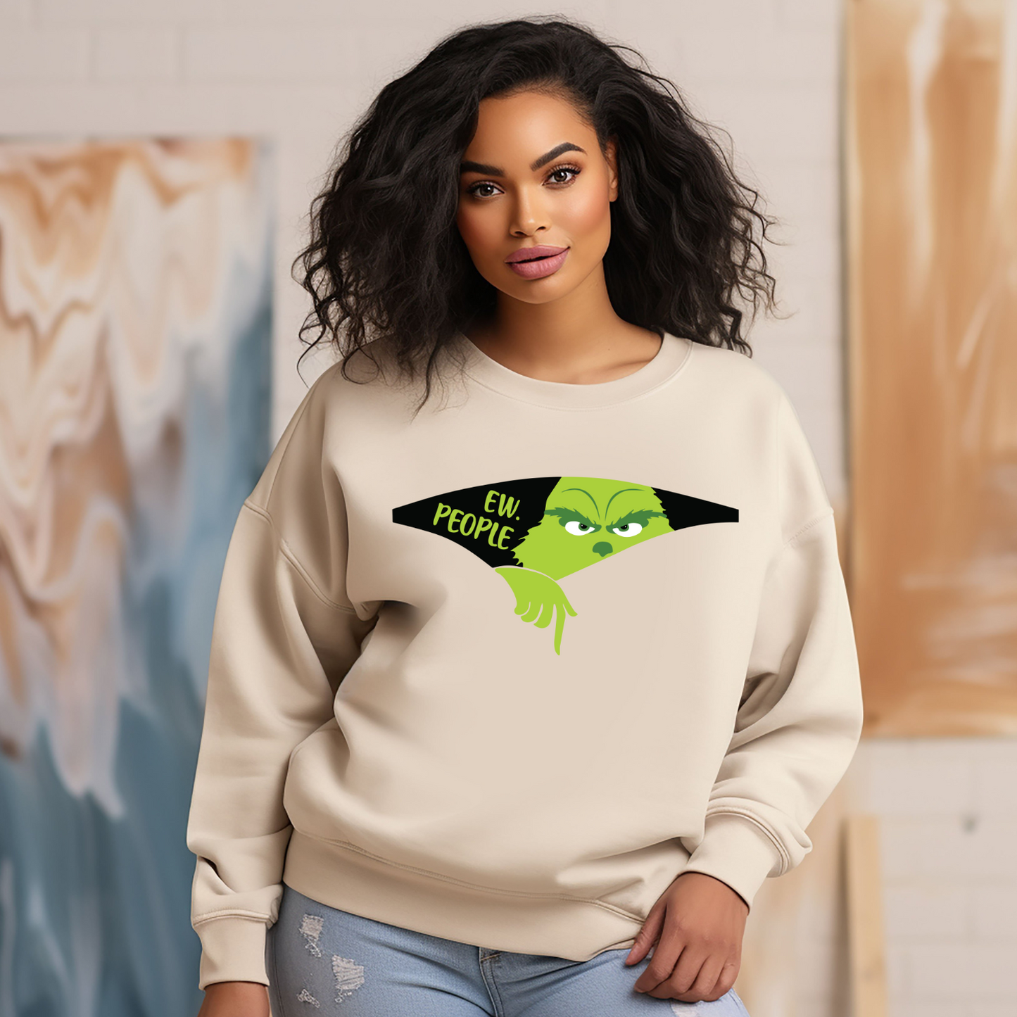 Eww People Crewneck Sweatshirt