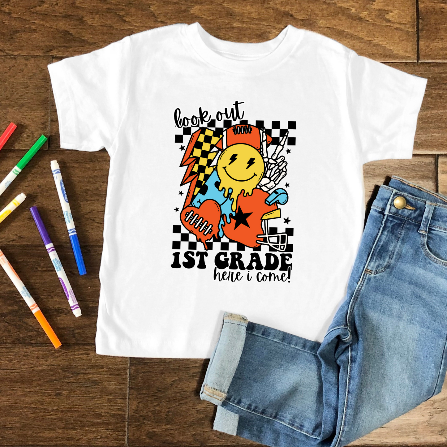 Look Out [Grade], Here I Come!" Kids T-Shirt