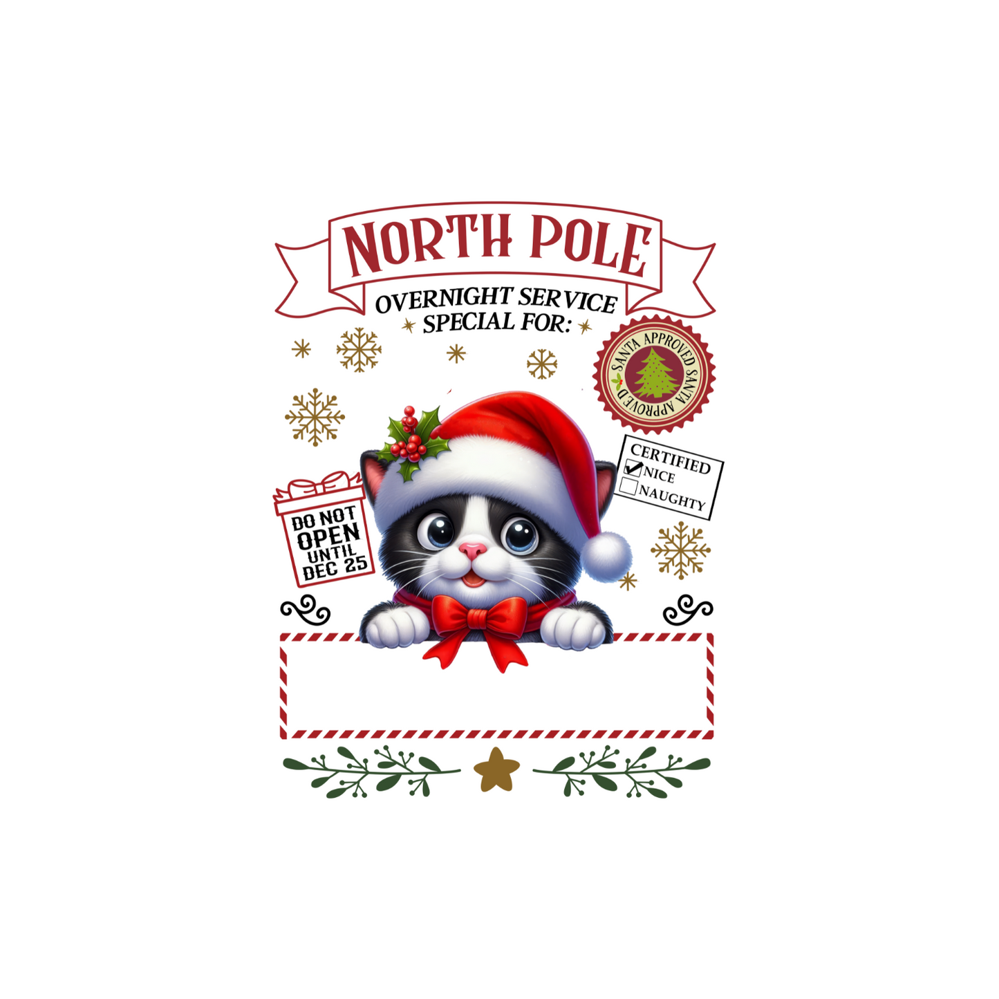 North Pole Personalized Santa Sacks