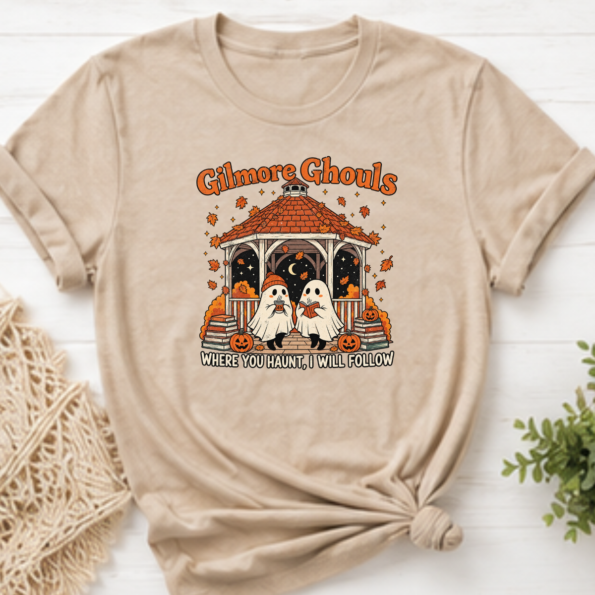 Gilmore Ghouls Halloween T-Shirt or Sweatshirt | Cozy Ghost Fall Shirt
