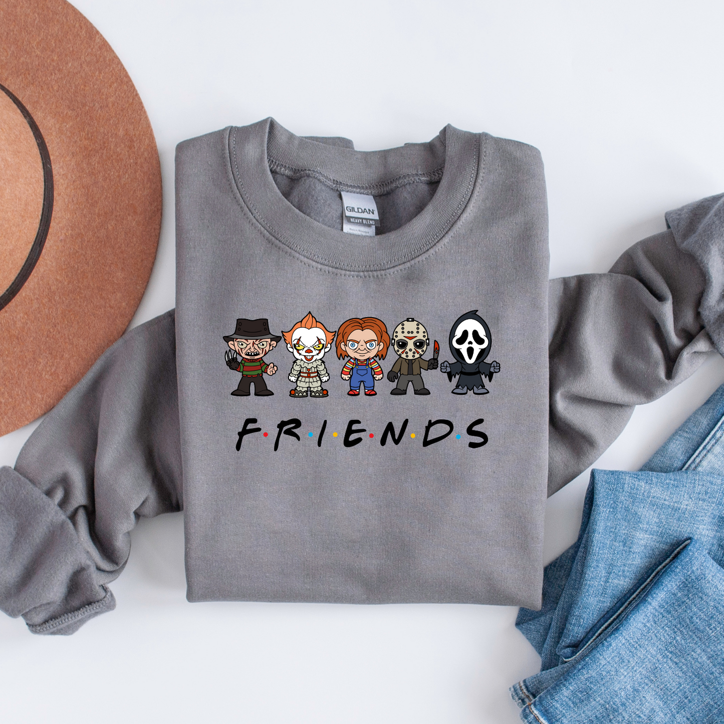 Friends Halloween Sweatshirt, Funny Halloween Shirt, fall shirt, Unisex halloween sweater