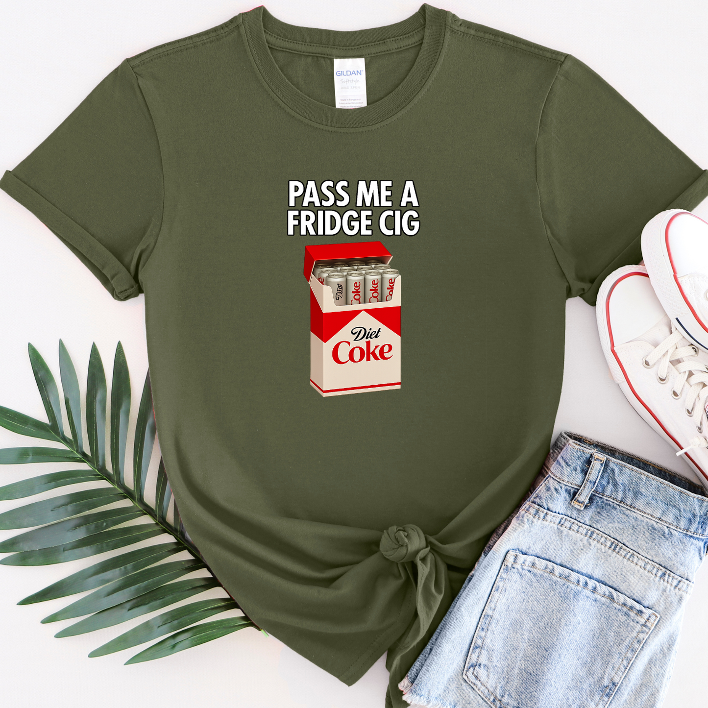 Pass Me a Fridge Cig Shirt – Funny Diet Coke Tee | T-Shirt