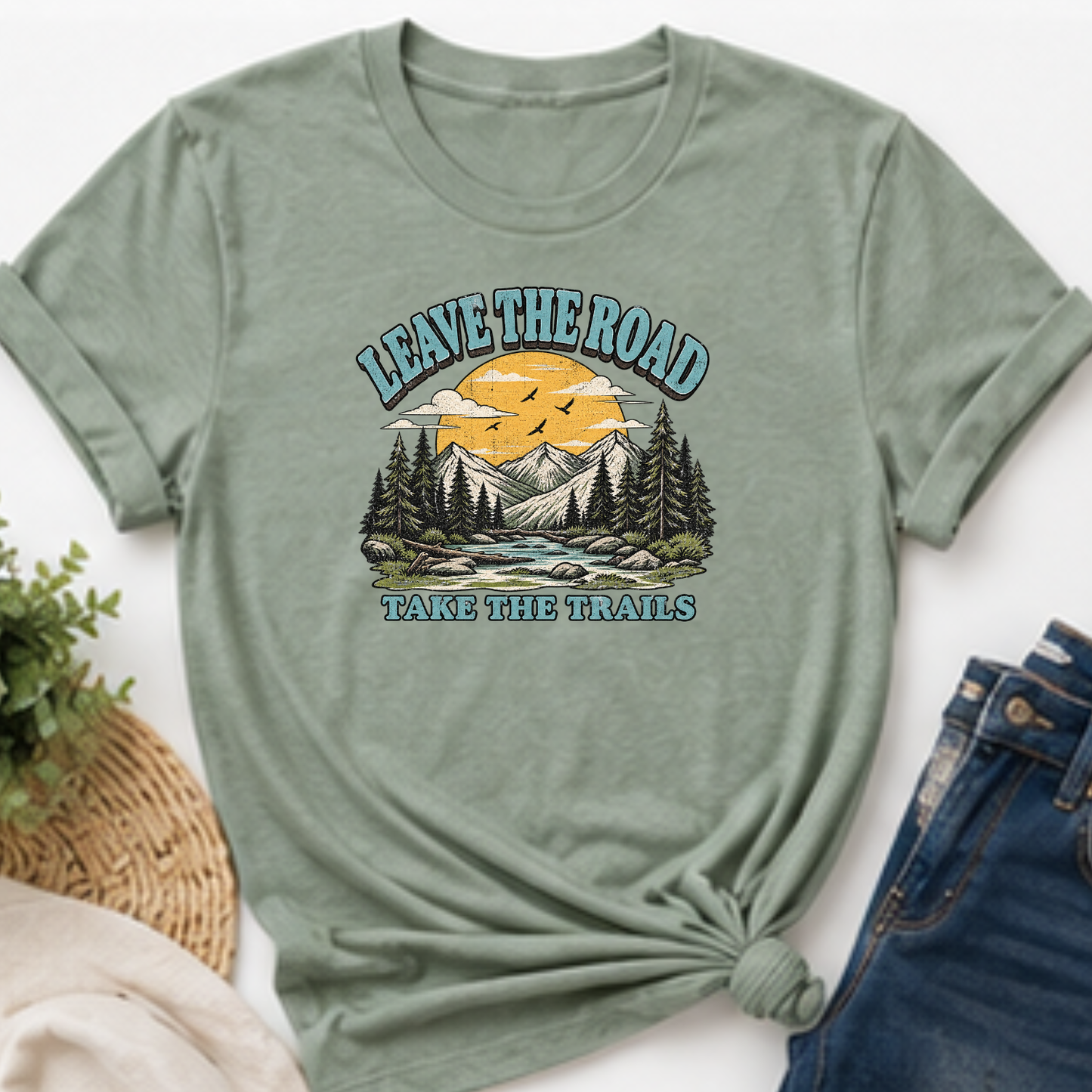 Leave the Road Take the Trails | Unisex Custom Shirt