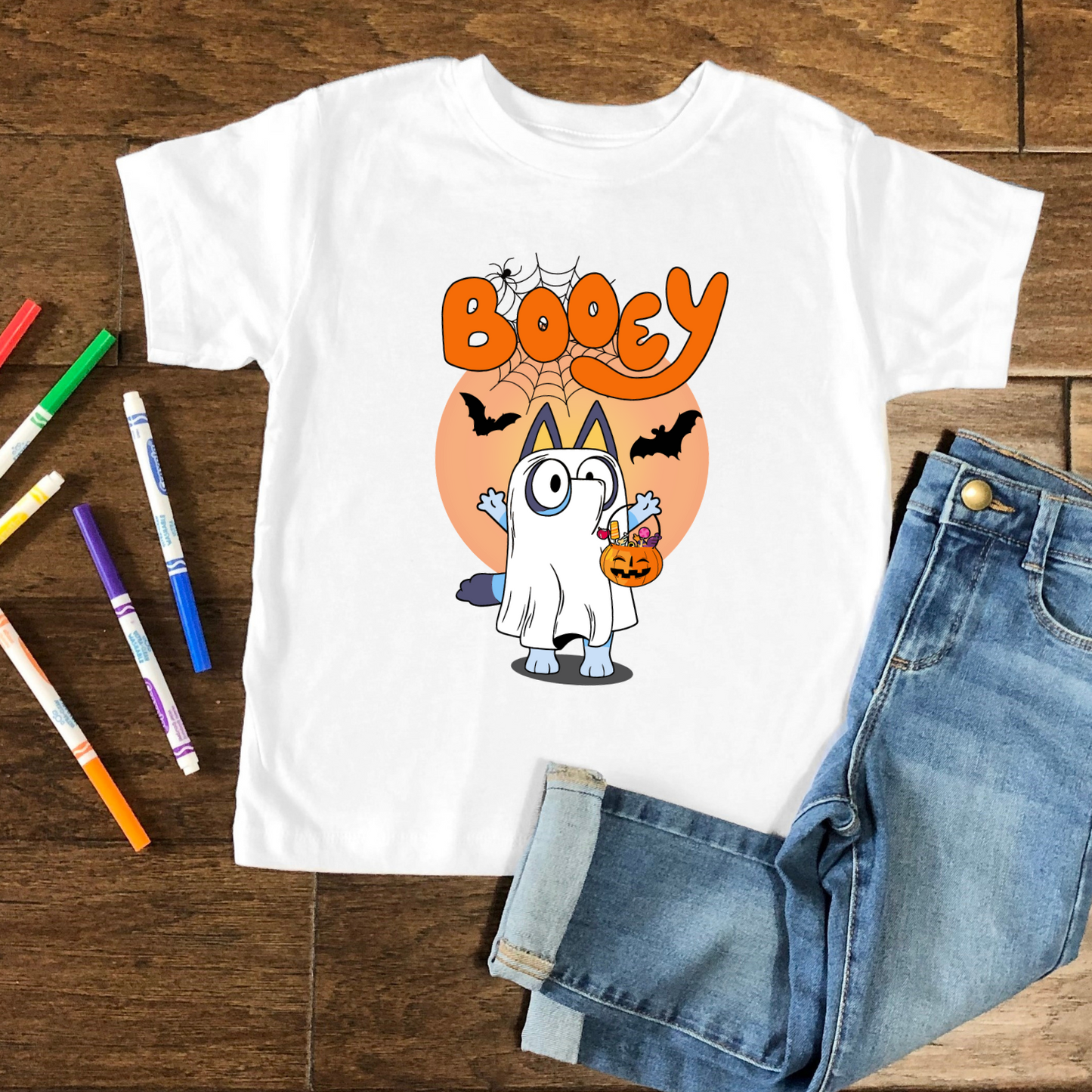 BOOey custom kids t-shirt - Halloween Shirt - Cute Halloween Shirt