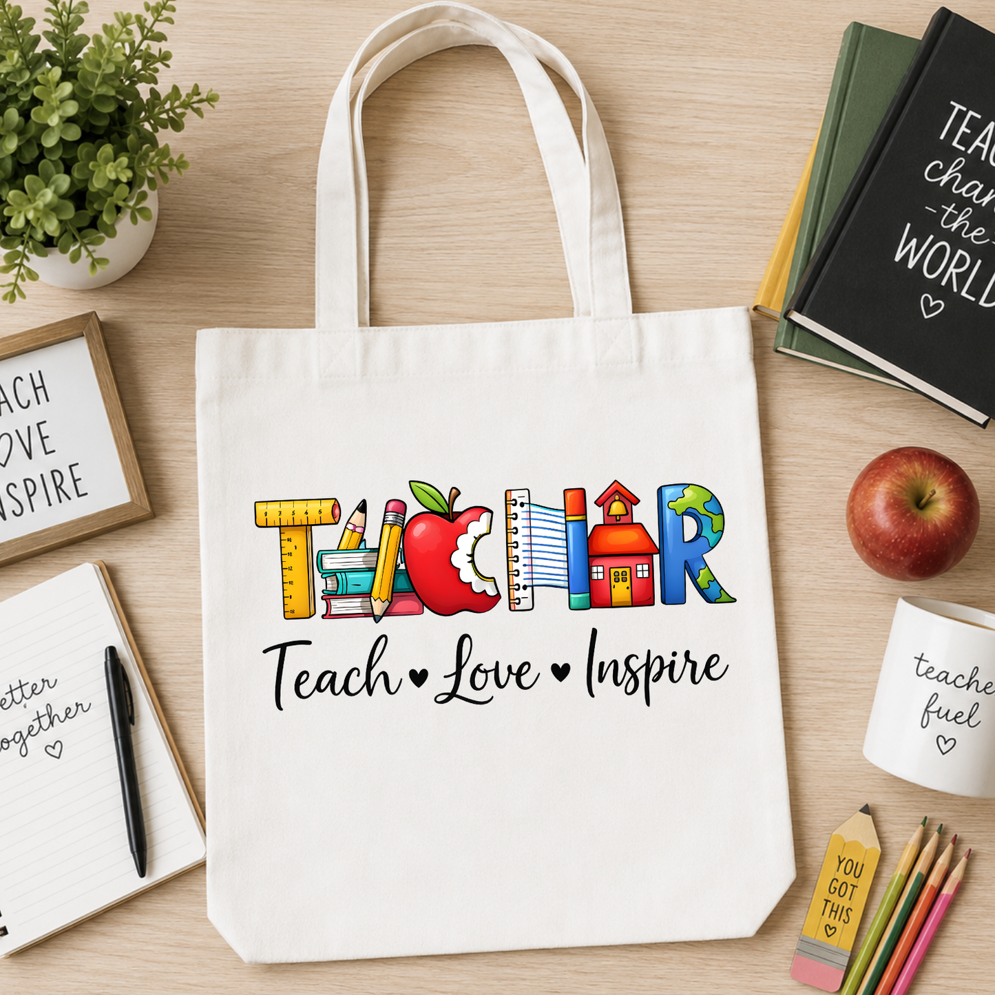 Teacher Tote Bags – Stylish, Practical & Perfect for Everyday Teacher Life | Year end gift