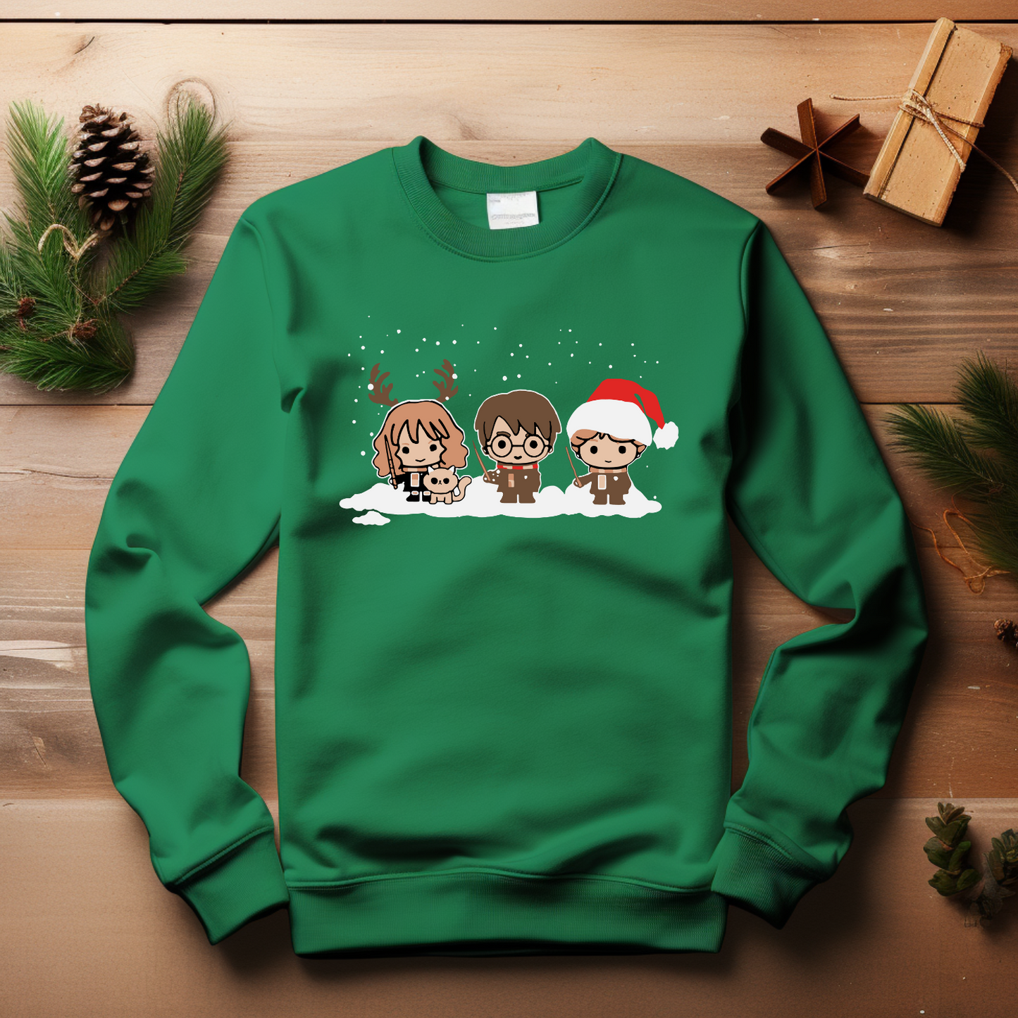 Cartoon Wizard Christmas sweatshirt